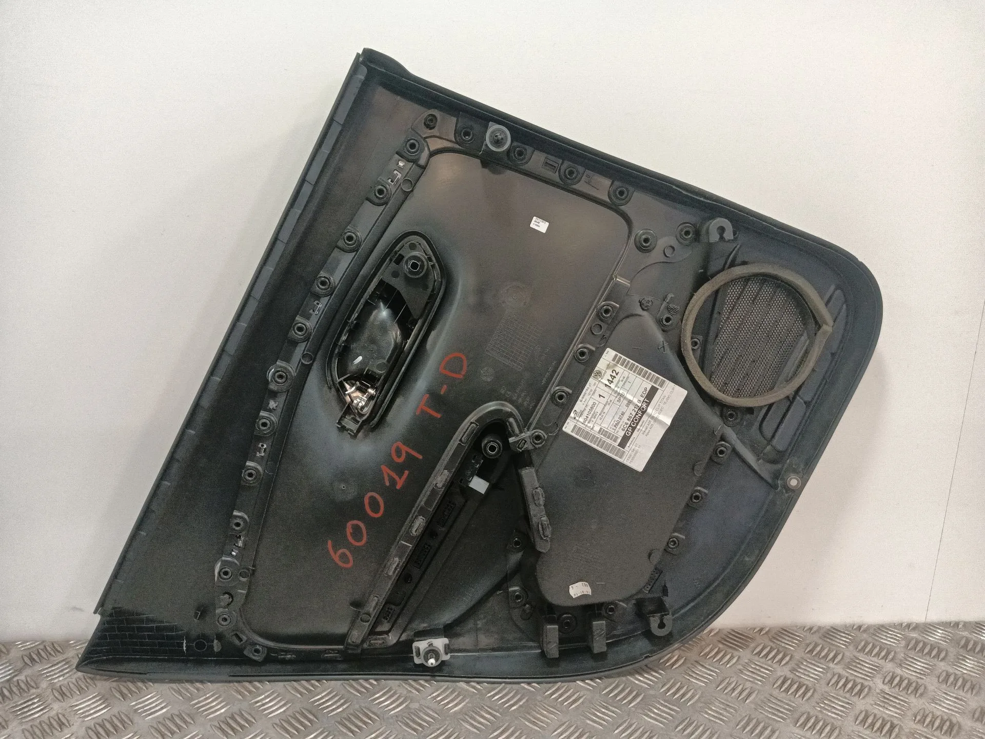 Guarnecido Puerta Trasera Derecha para Volkswagen Polo V (6R1, 6C1)