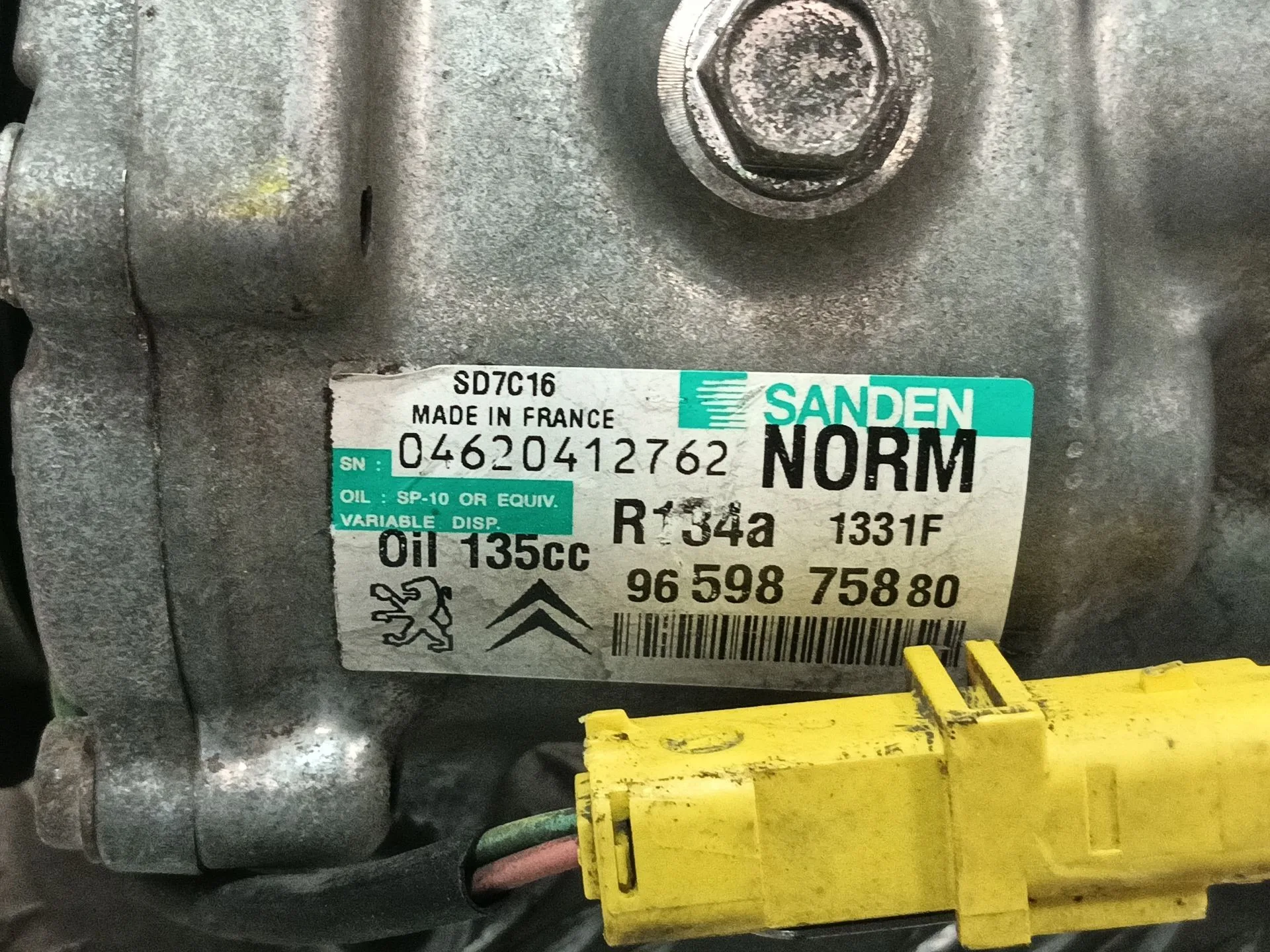 Compresor Aire Acondicionado para Citroën C4 Picasso I Monospace (Ud_)