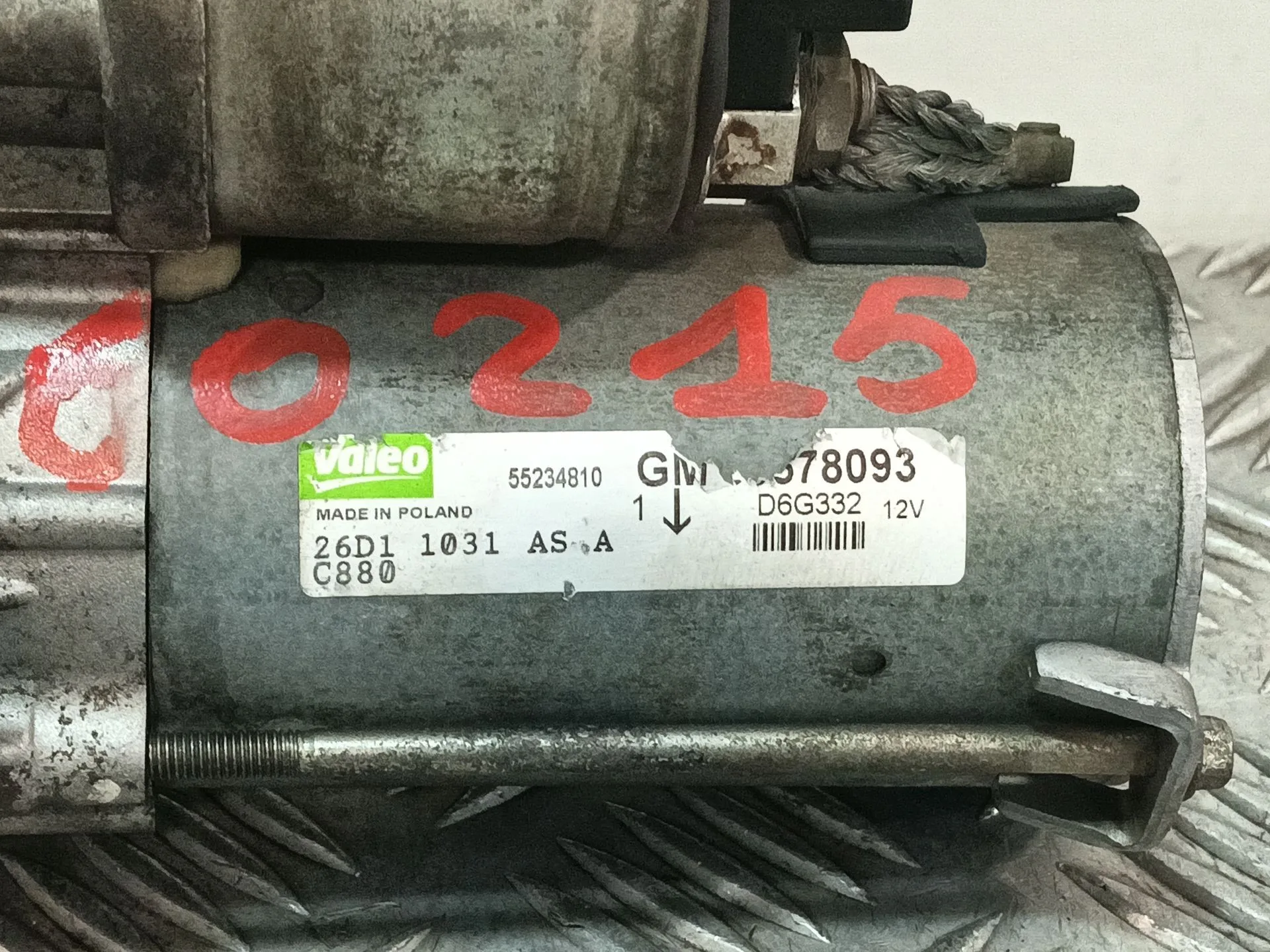 Motor Arranque para Opel Corsa D (S07)