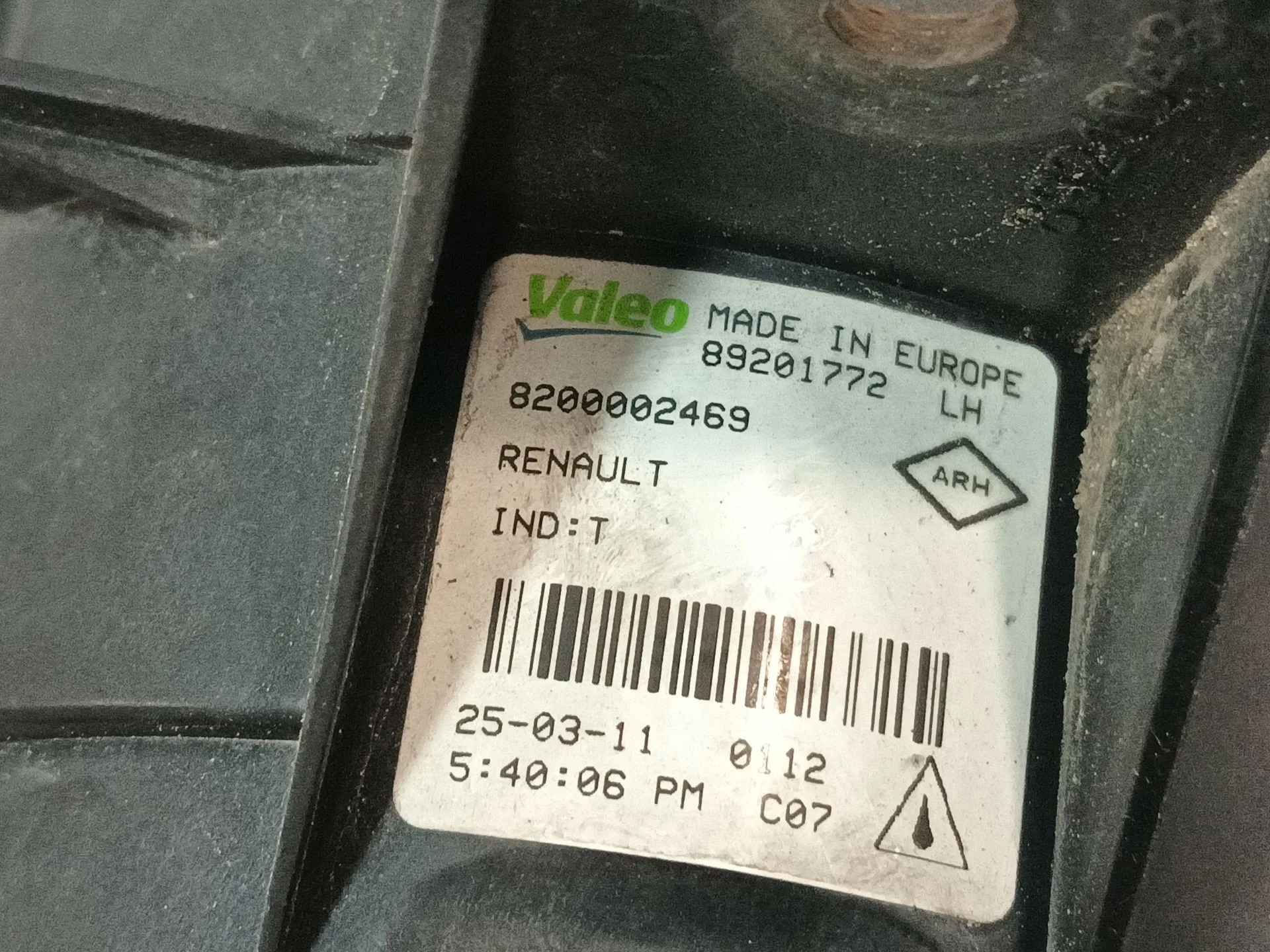 Faro Antiniebla Izquierdo para Renault Wind (E4M_)