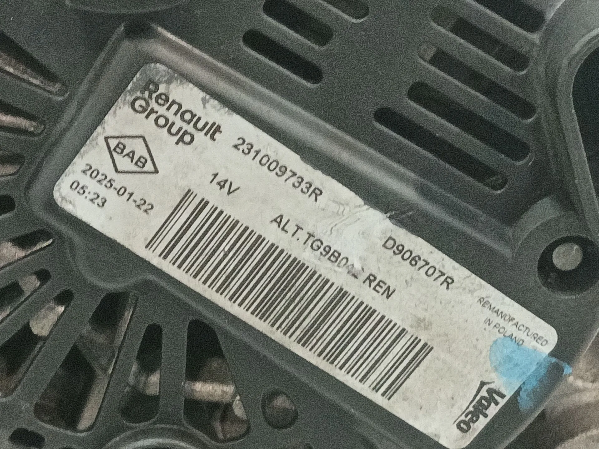 Alternador para Renault Wind (E4M_)
