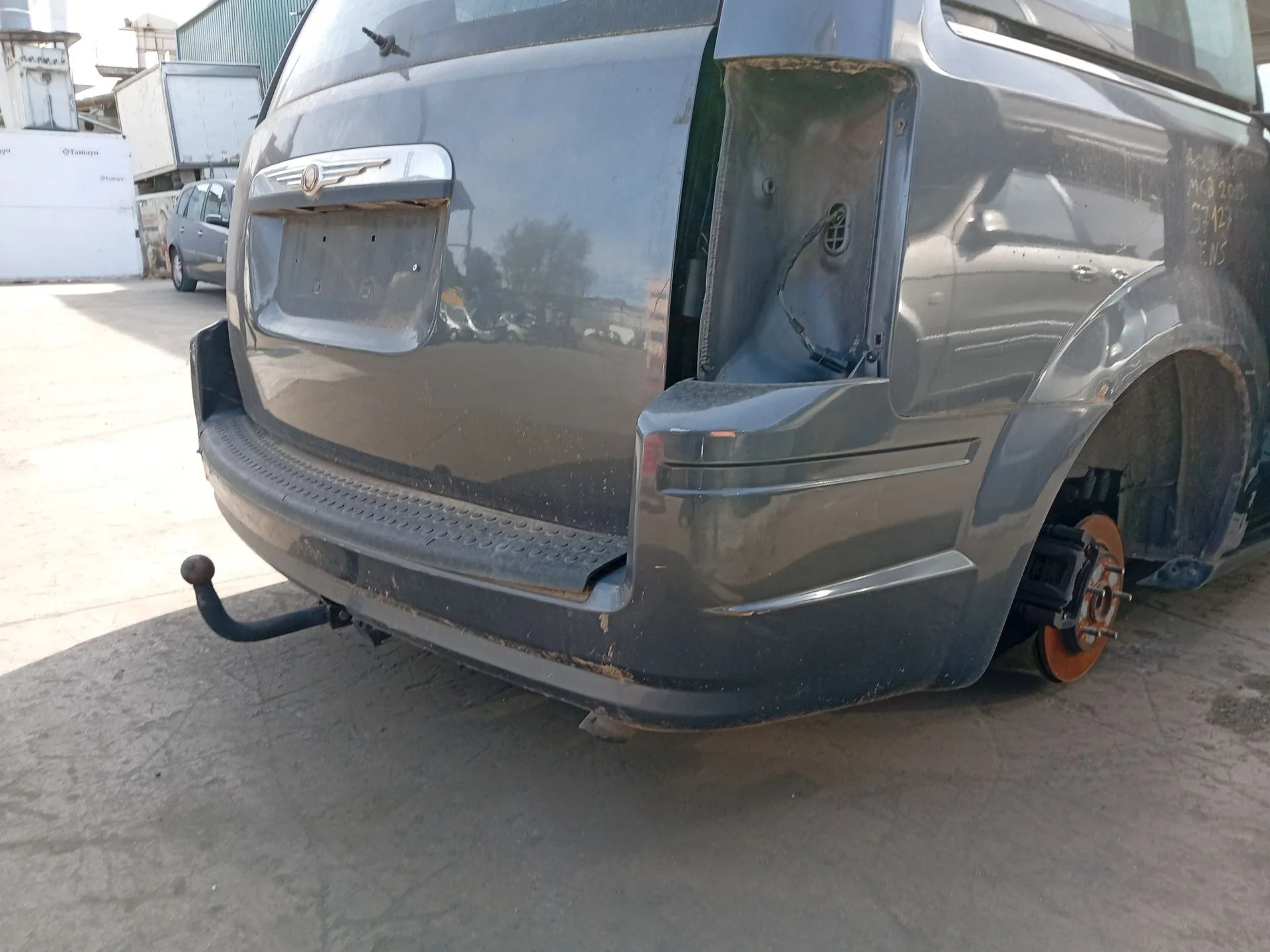 Paragolpes Trasero para Chrysler Grand Voyager V (Rt)