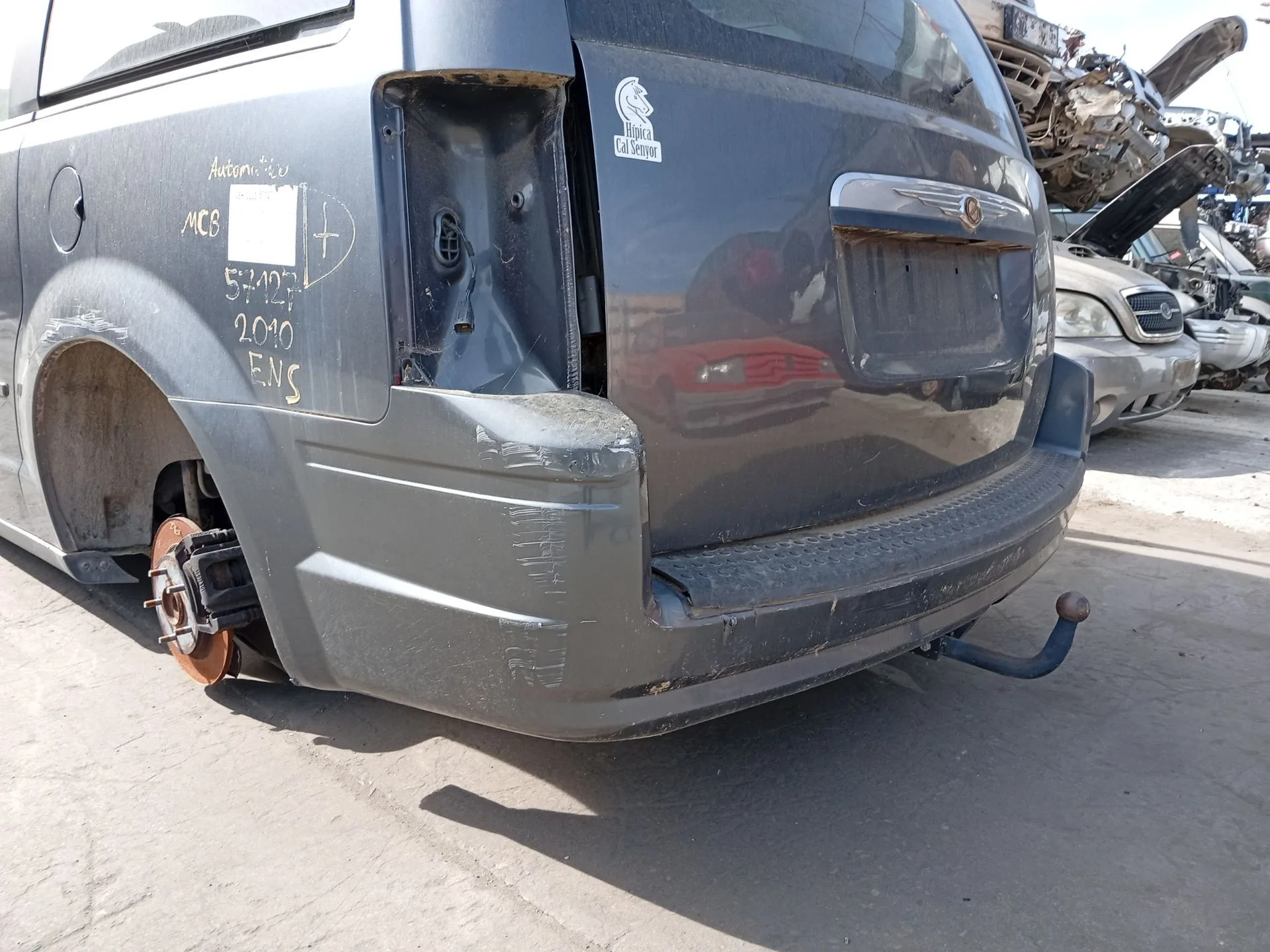 Paragolpes Trasero para Chrysler Grand Voyager V (Rt)