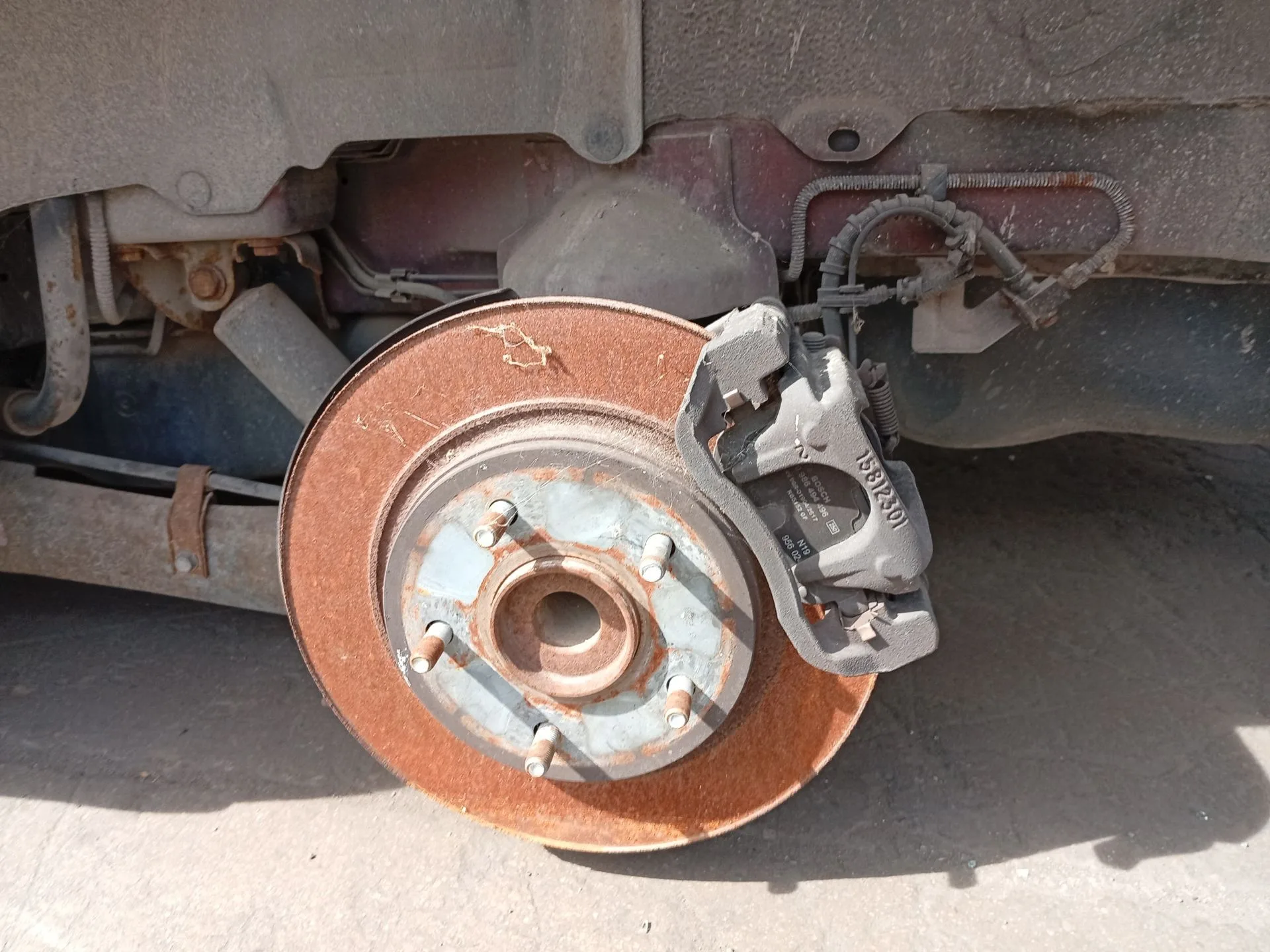 Pinza Freno Trasera Izquierda para Chrysler Grand Voyager V (Rt)