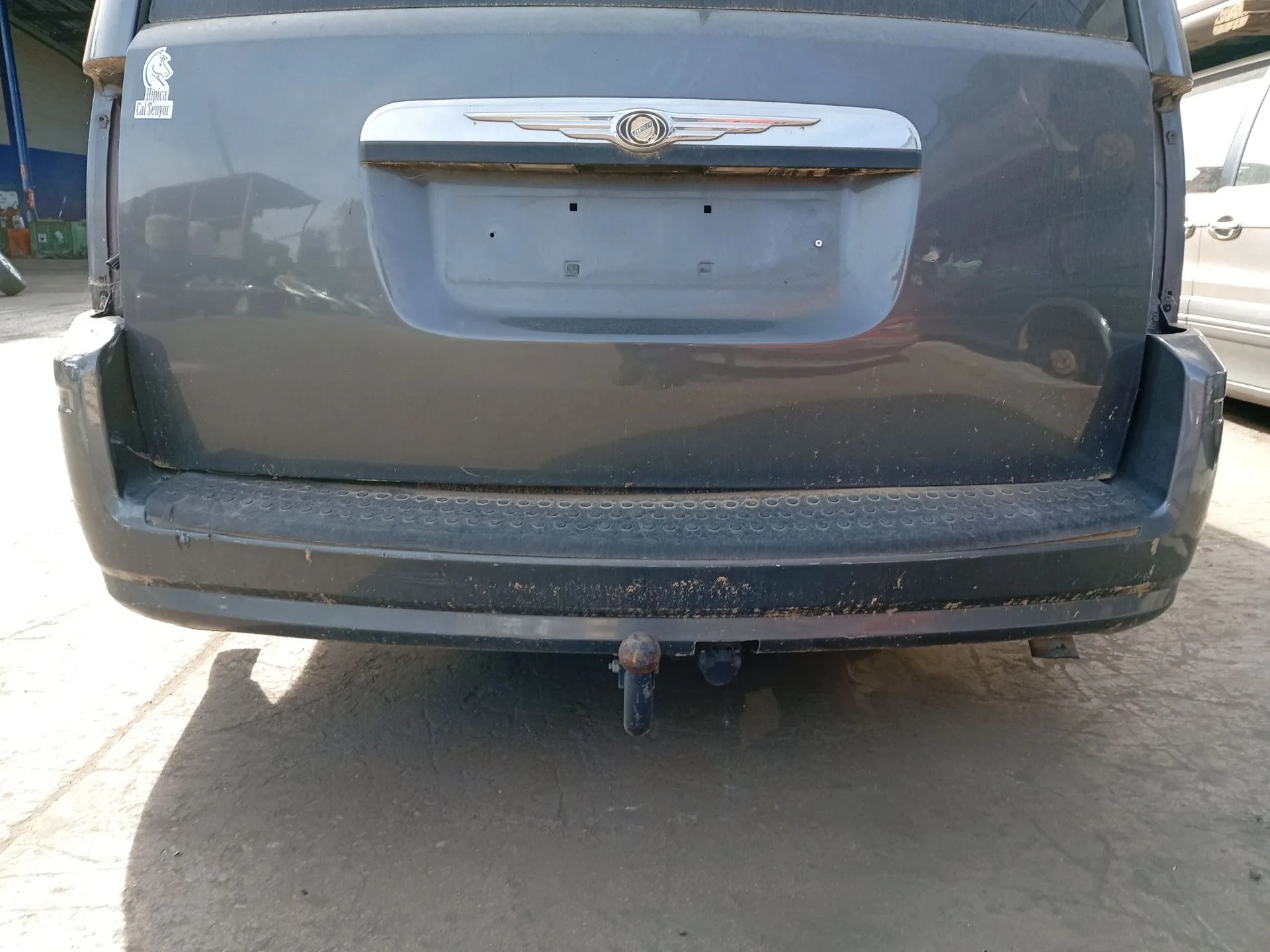 Refuerzo Paragolpes Trasero para Chrysler Grand Voyager V (Rt)