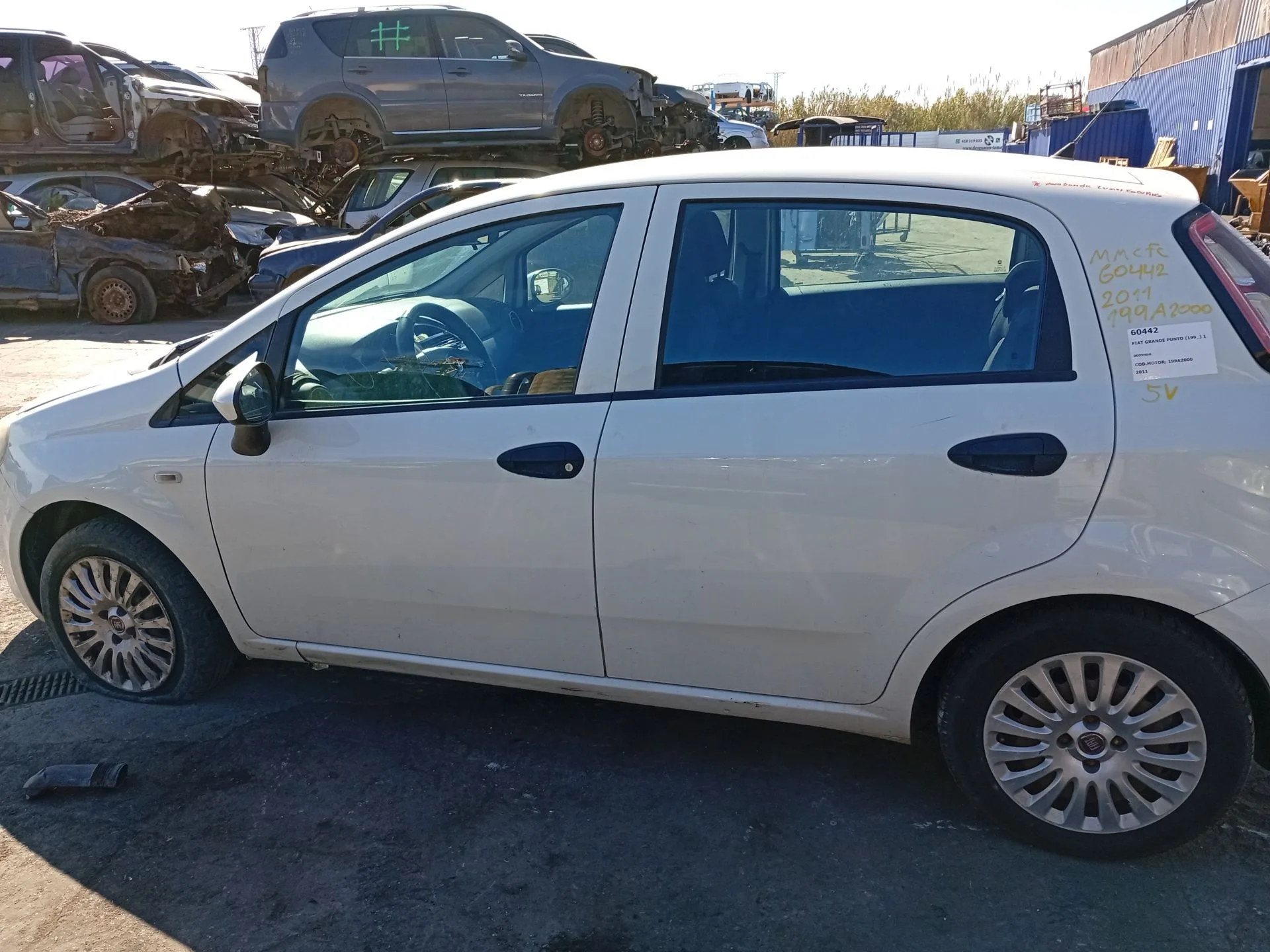 Puerta Trasera Izquierda para Fiat Grande Punto (199_)