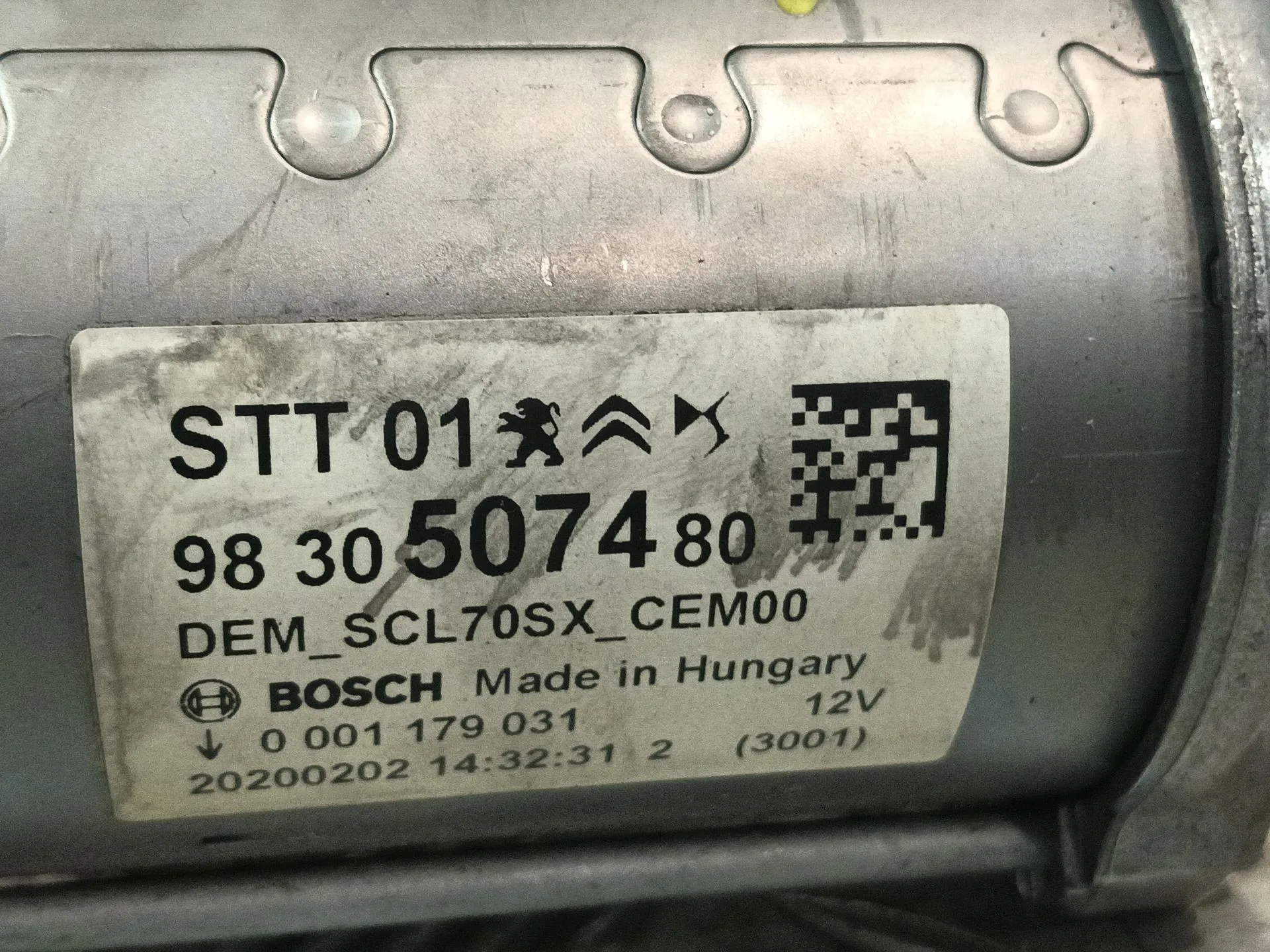 Motor Arranque para Opel Crossland X / Crossland (P17, P2Qo)