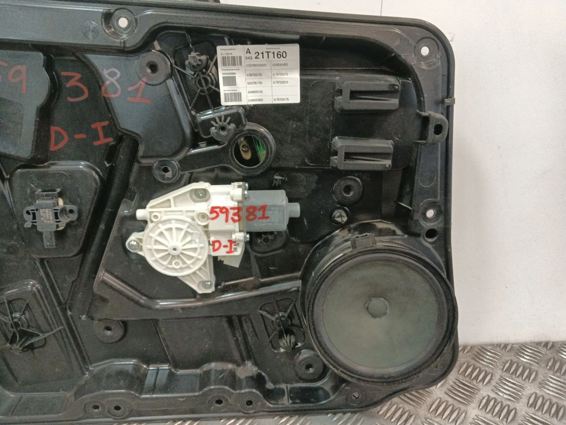 Elevalunas Delantero Izquierdo para Mercedes-Benz Clase A (W176)
