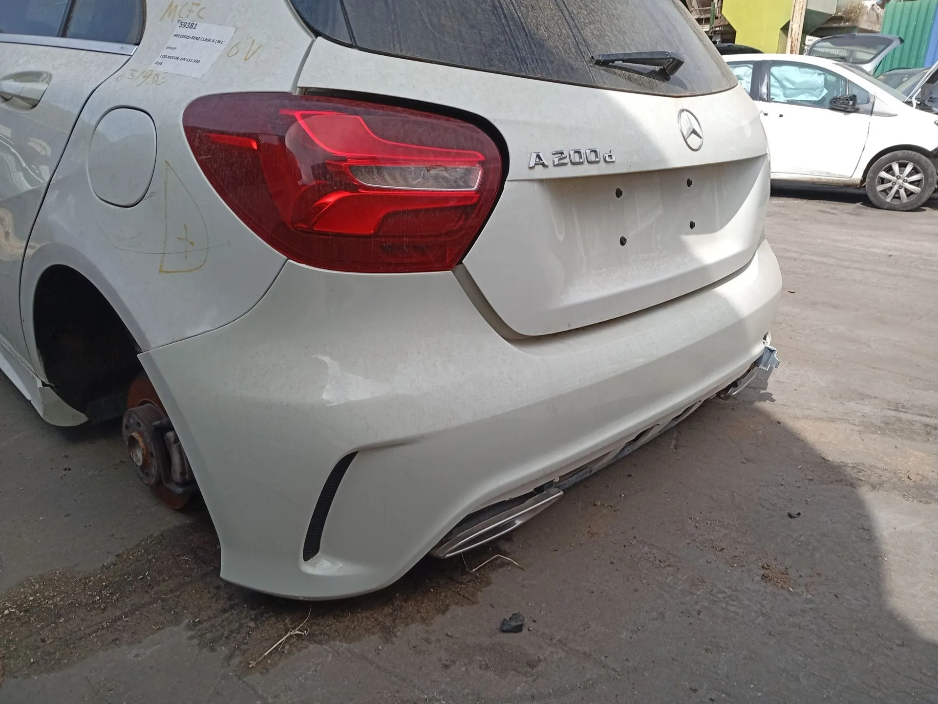 Paragolpes Trasero para Mercedes-Benz Clase A (W176)