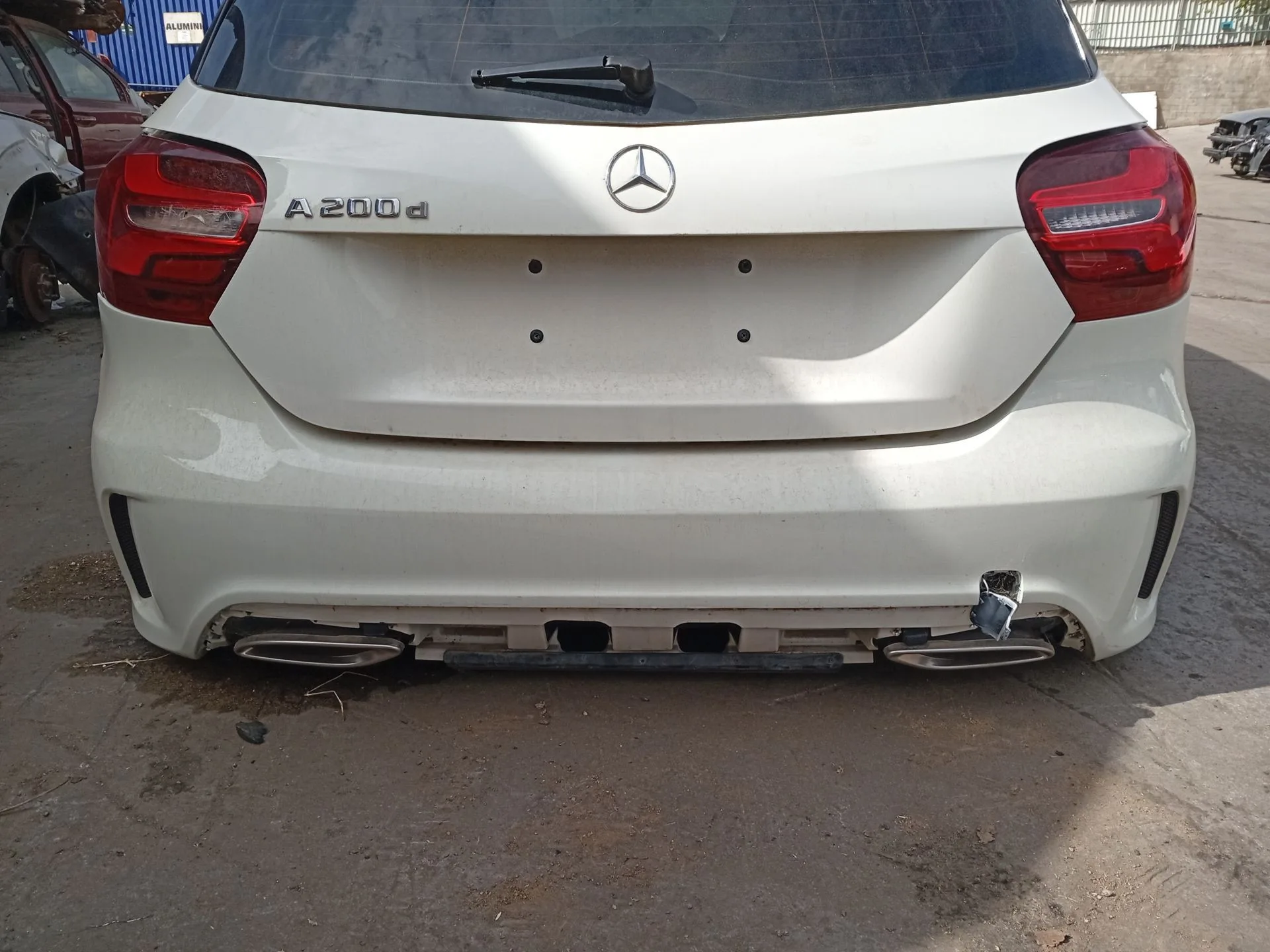 Refuerzo Paragolpes Trasero para Mercedes-Benz Clase A (W176)