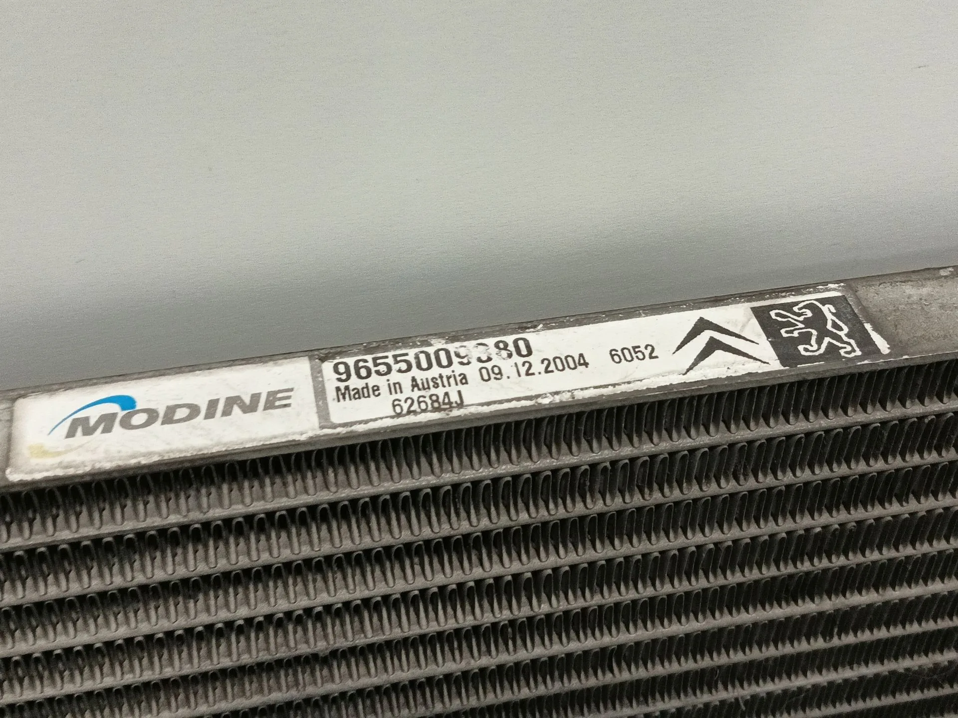 Condensador / Radiador Aire Acondicionado para Citroën C2 (Jm_)