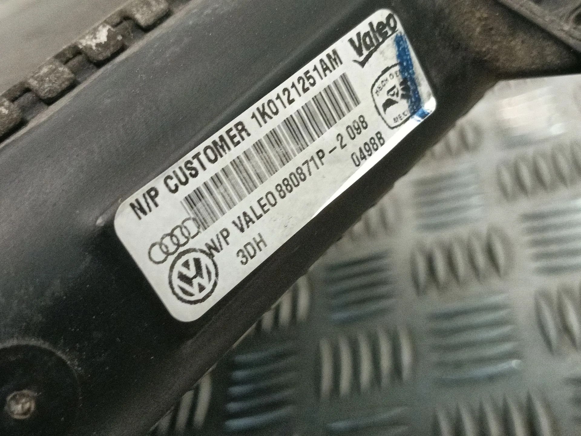 Radiador Agua para Seat Leon (1P1)