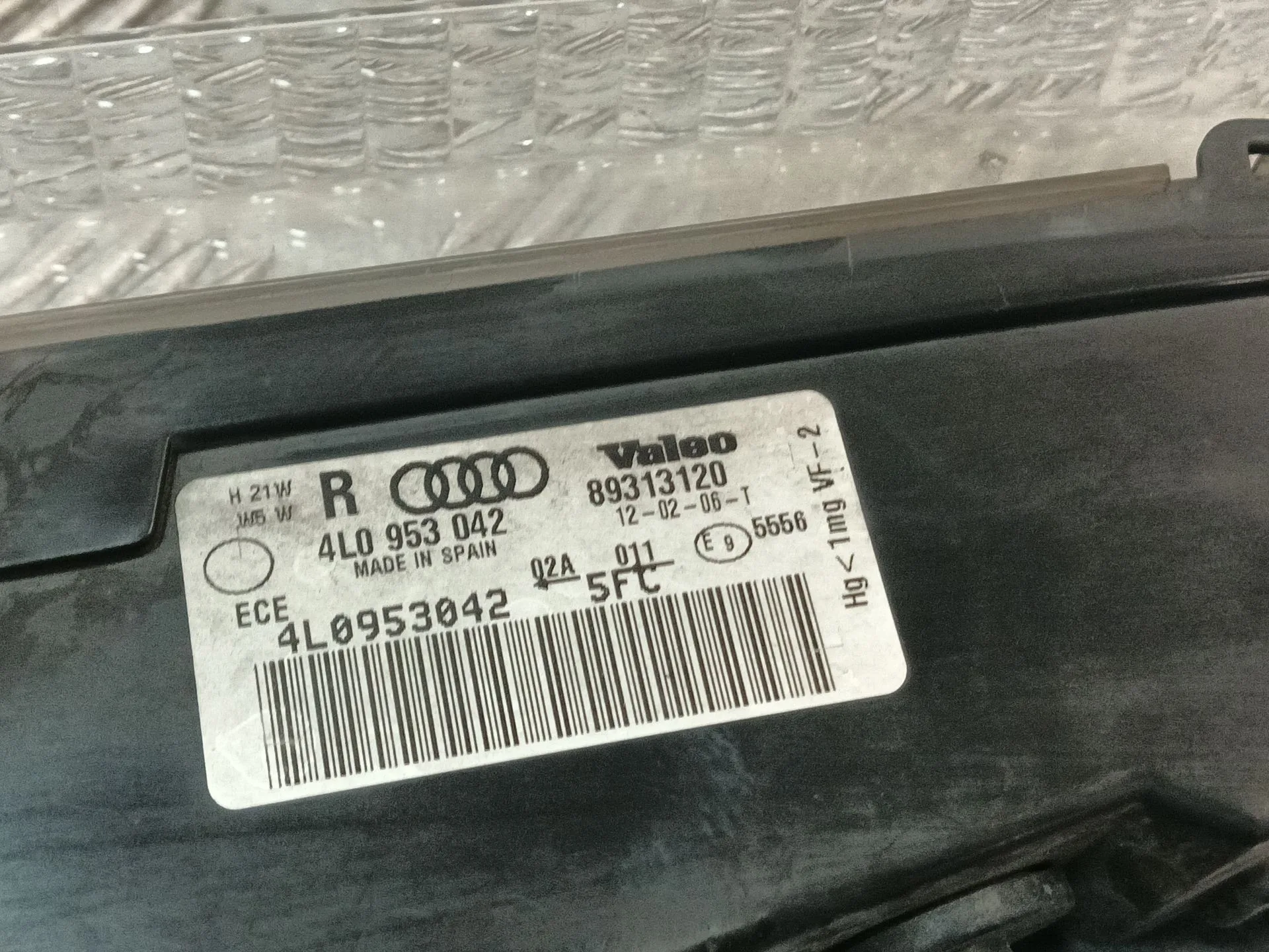 Piloto Delantero Derecho para Audi Q7 (4Lb)