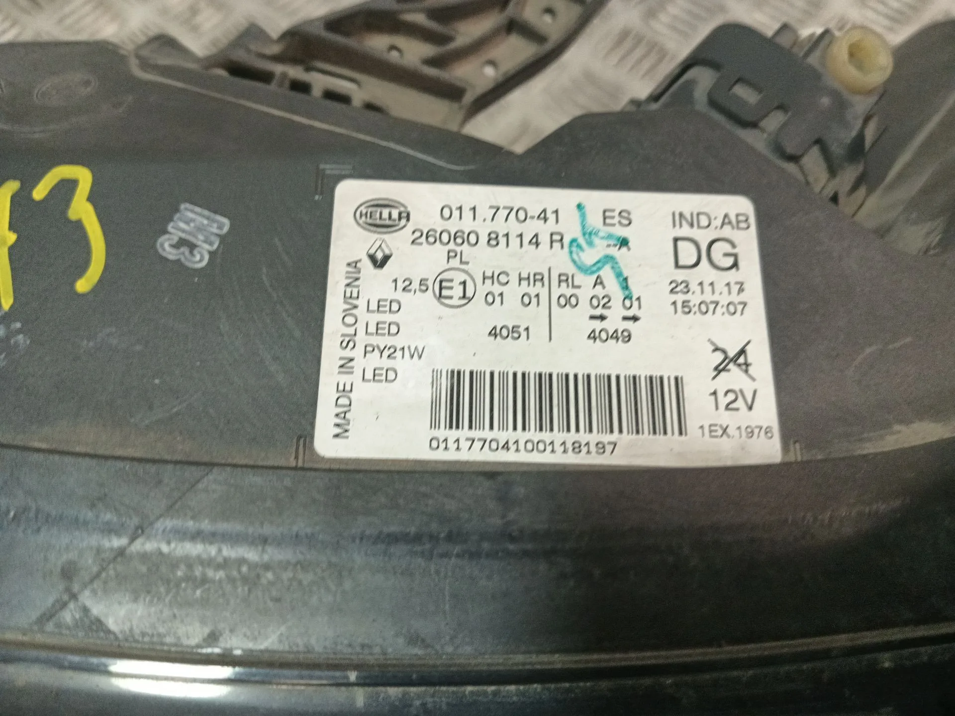 Faro Izquierdo para Renault Kadjar (Ha_, Hl_)