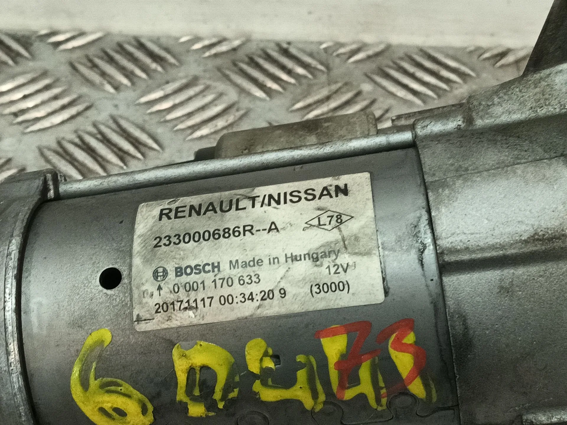 Motor Arranque para Renault Kadjar (Ha_, Hl_)