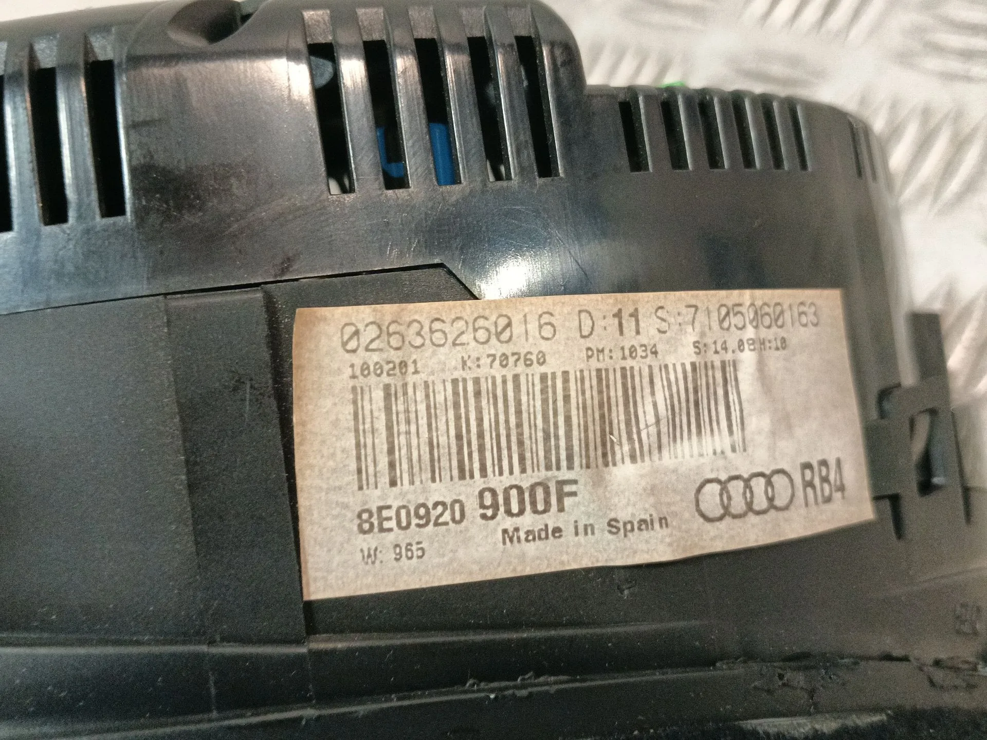 Cuadro Instrumentos para Audi A4 B6 (8E2)