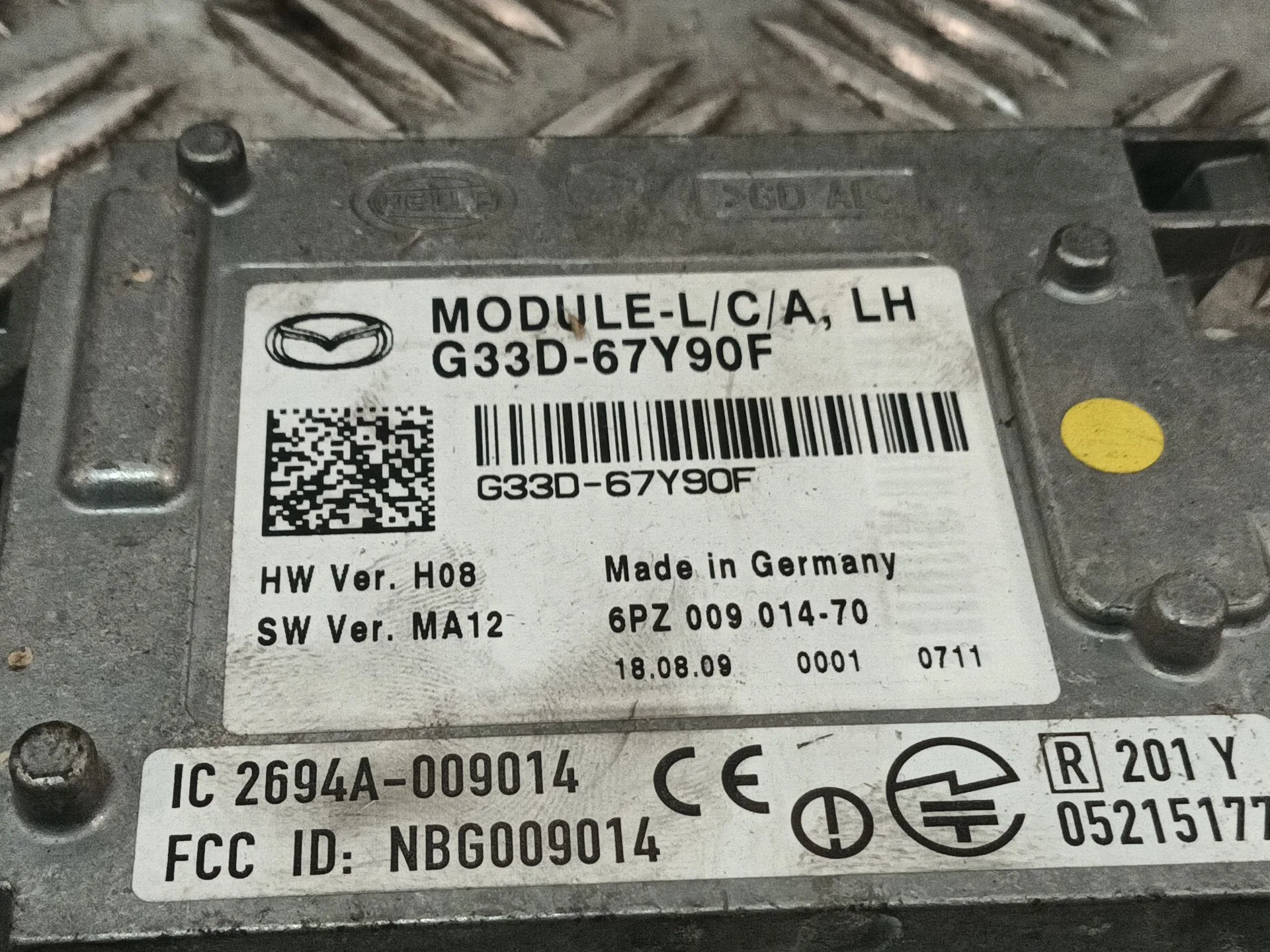 Modulo Electronico para Mazda 3 Lim. (Bl)