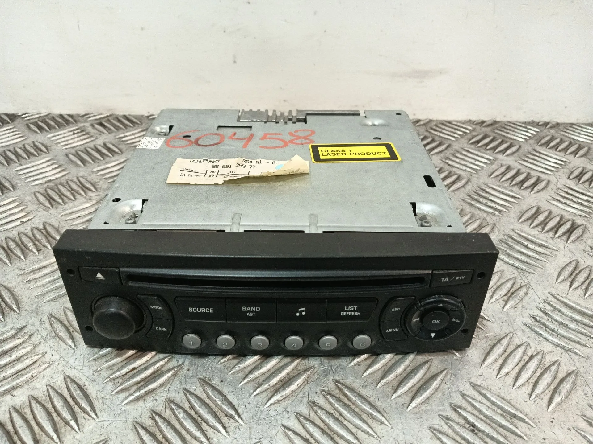 Sistema Audio / Radio Cd para Peugeot 307 (3A/C)