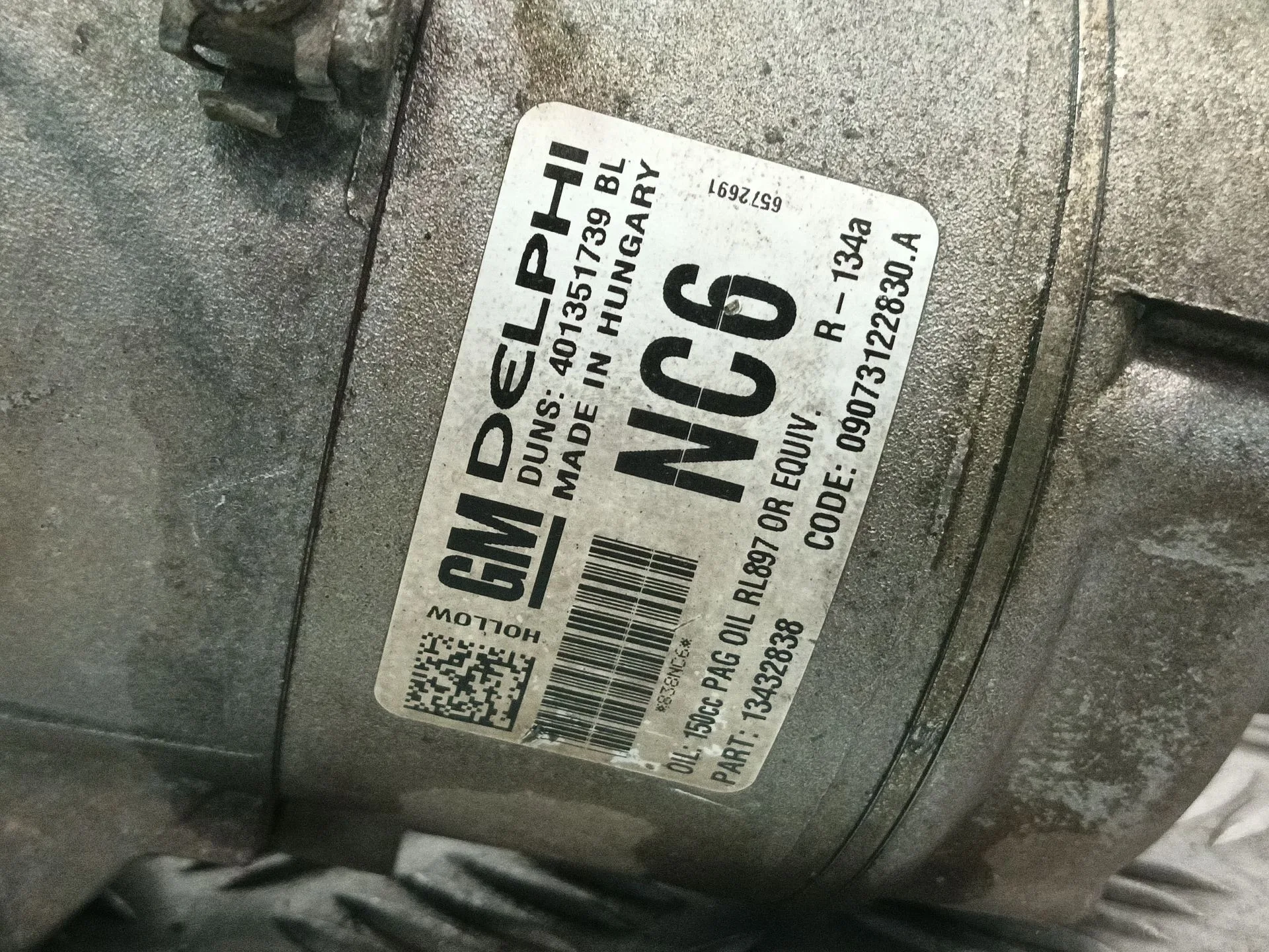 Compresor Aire Acondicionado para Opel Zafira / Zafira Family B (A05)