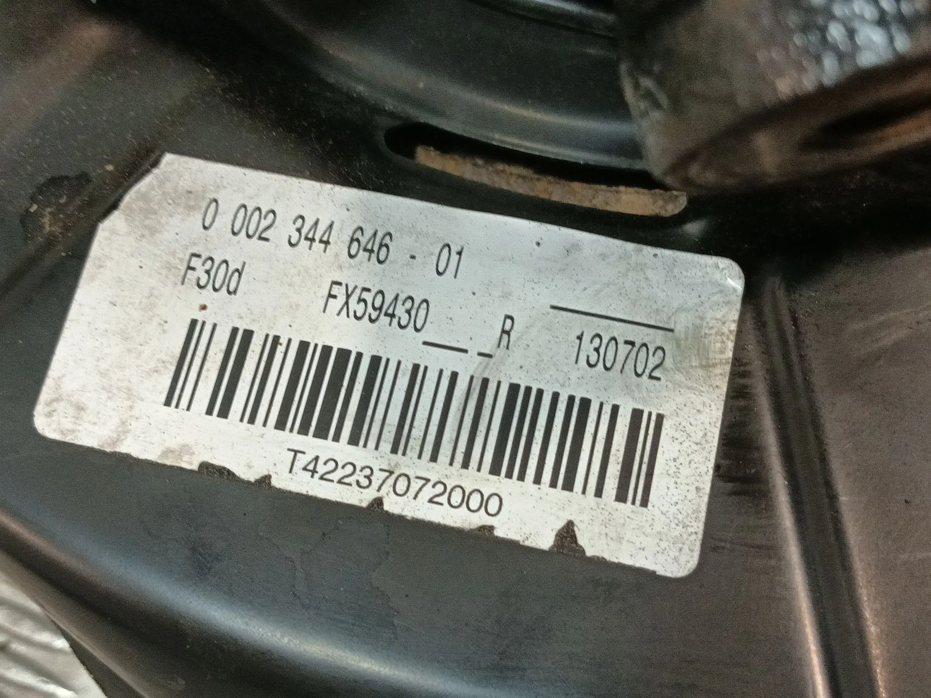 Mangueta Trasera Derecha para Bmw Serie 3 Lim. (F30)