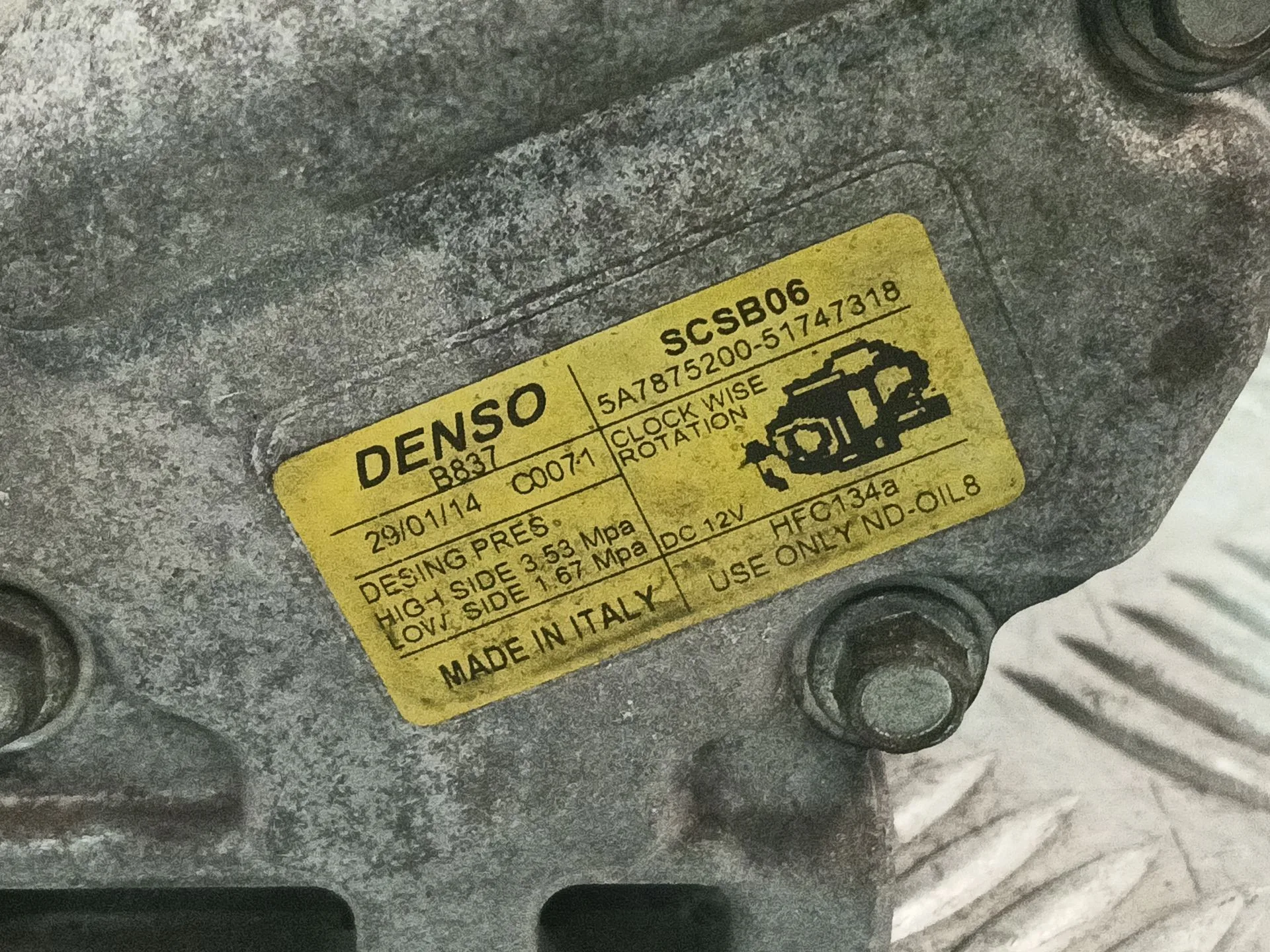 Compresor Aire Acondicionado para Fiat Panda (312_, 319_)