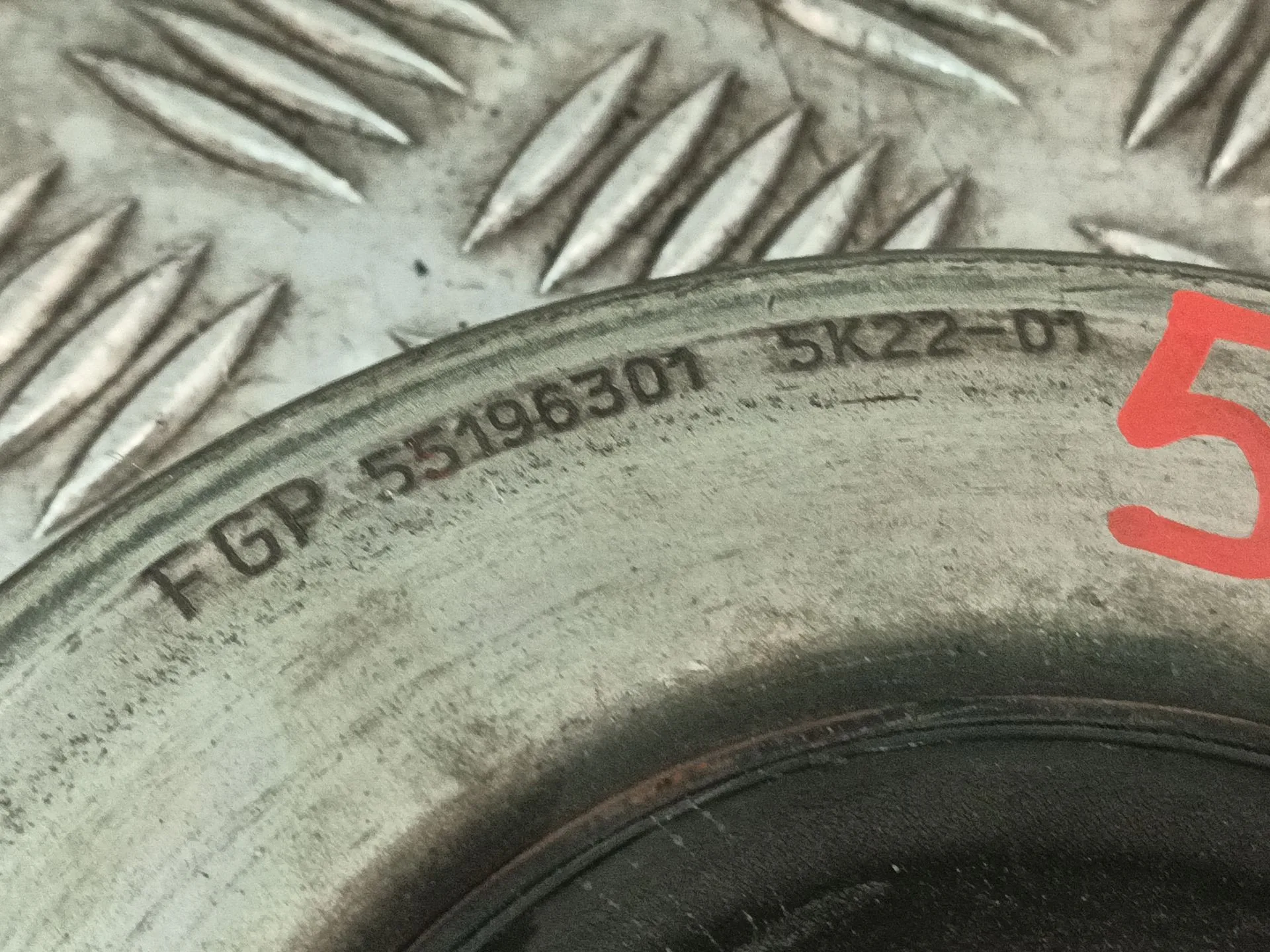 Polea Ciguenal para Opel Zafira / Zafira Family B (A05)