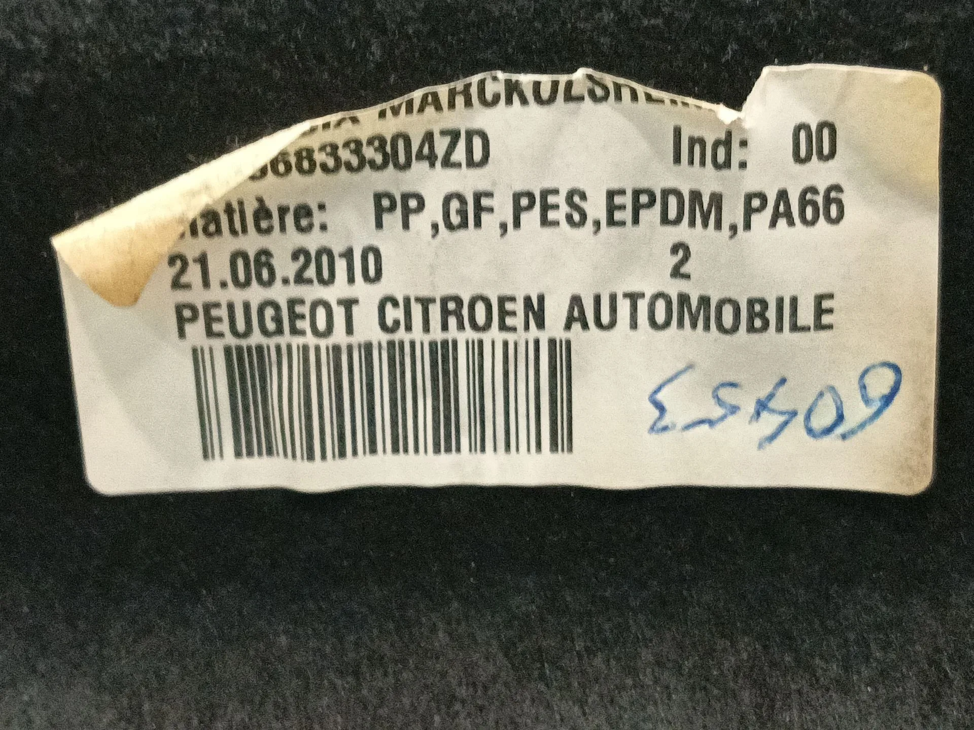 Bandeja Trasera para Citroën C3 Ii (Sc_)