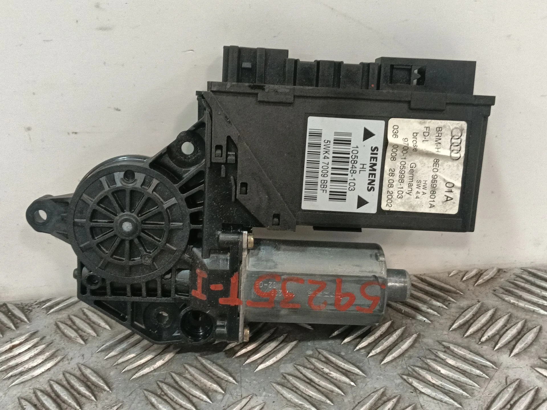 Motor Elevalunas Trasero Izquierdo para Audi A4 B6 (8E2)
