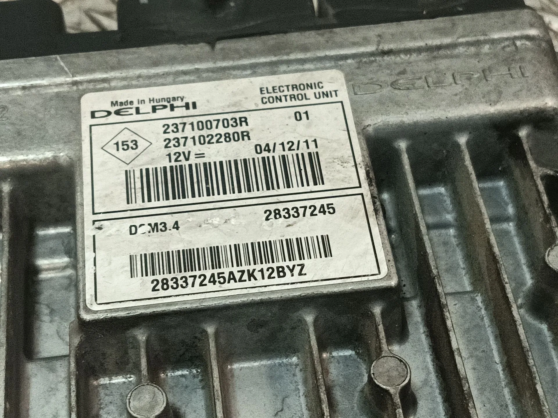 Centralita Motor Uce para Dacia Duster