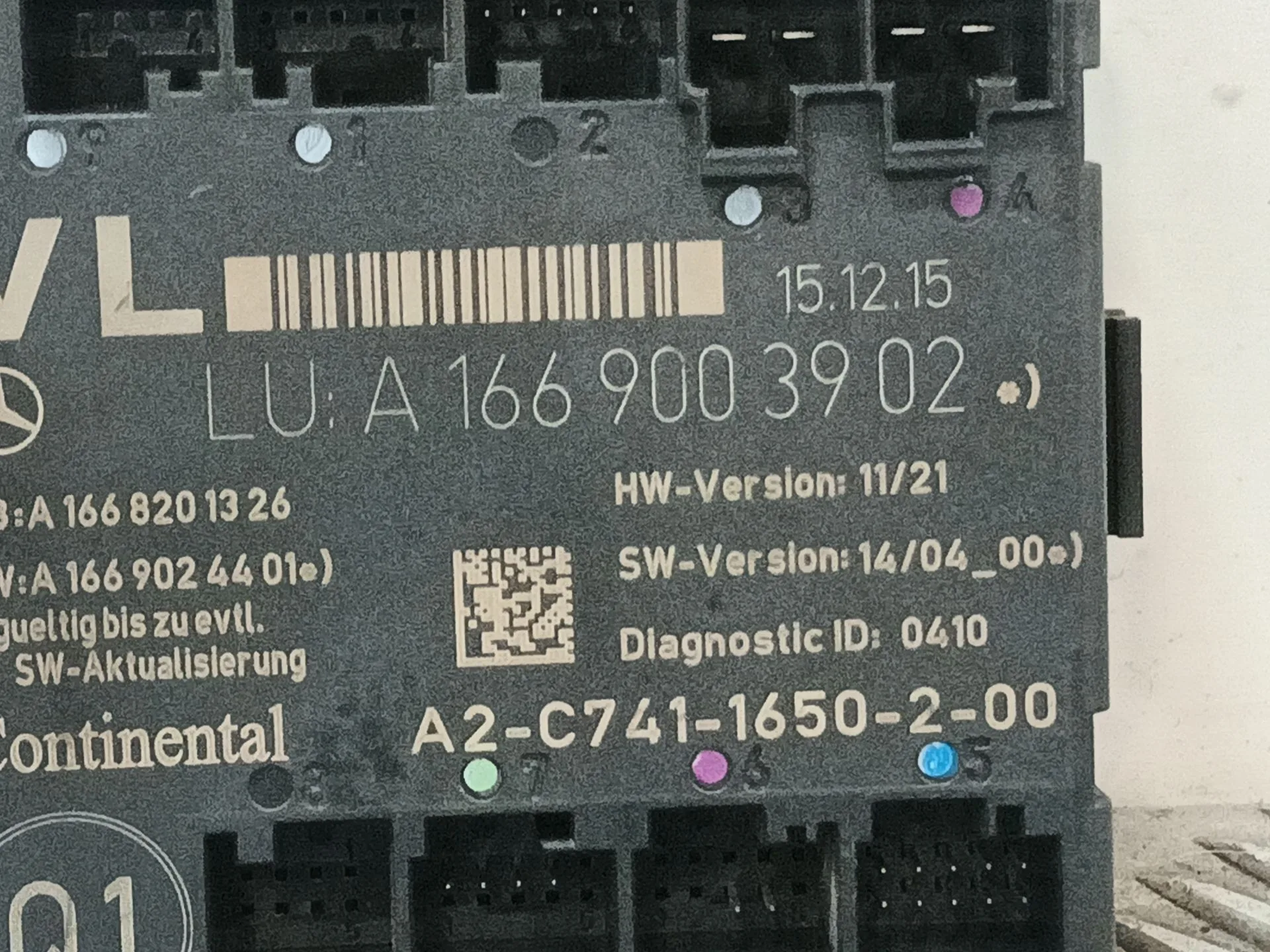 Modulo Electronico para Mercedes-Benz Clase A (W176)
