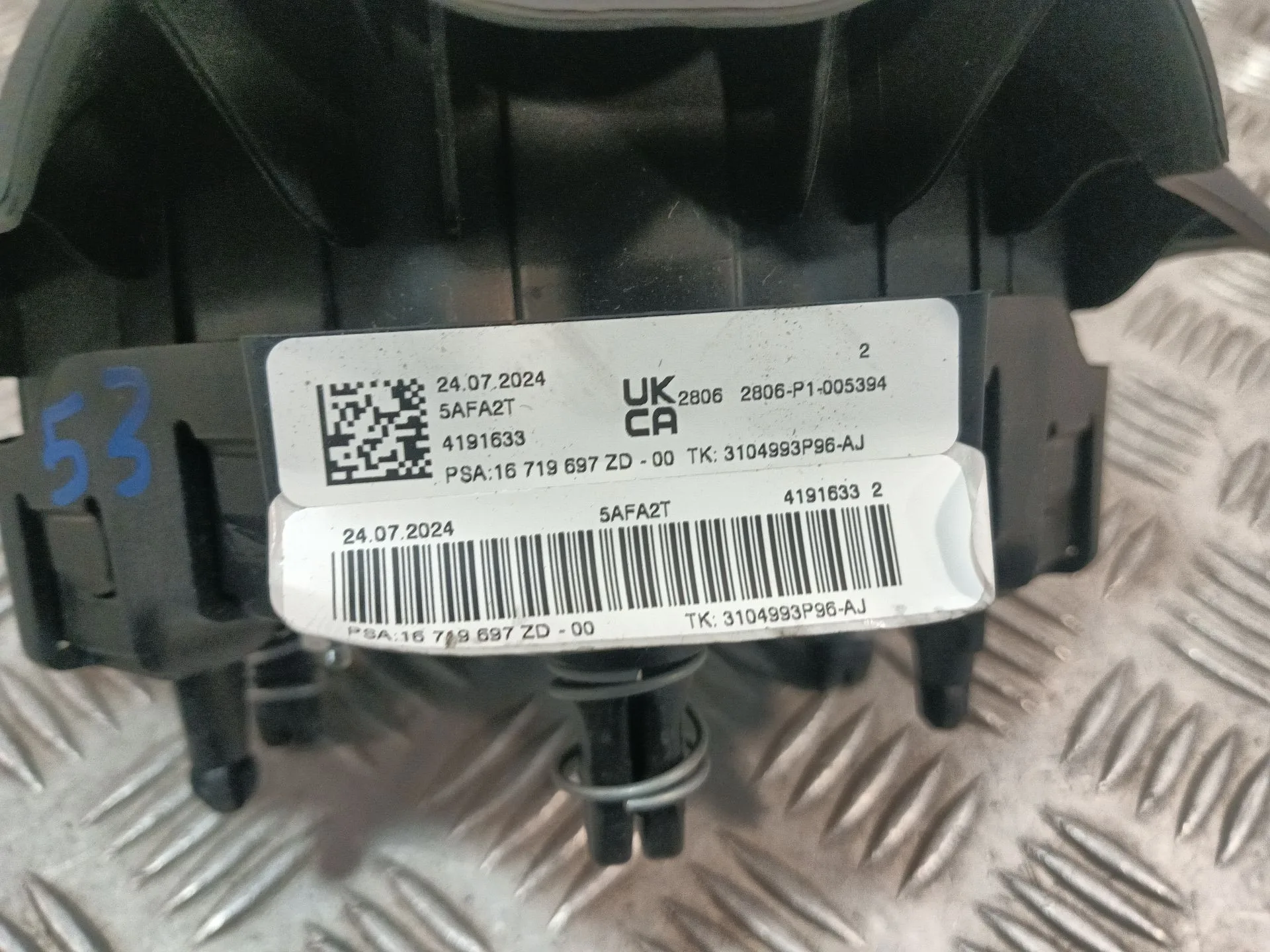 Airbag Asiento Delantero Izquierdo para Citroën C3 Ii (Sc_)