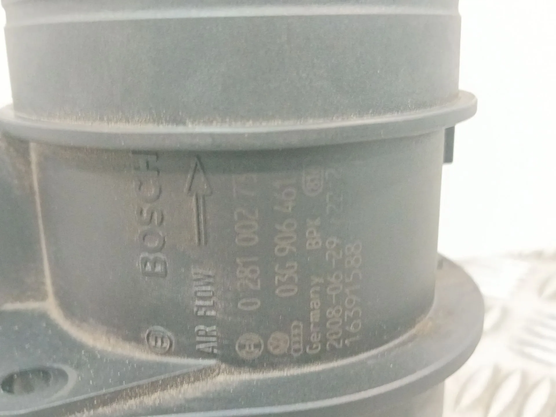 Caudalimetro para Audi A3 Sportback (8Pa)