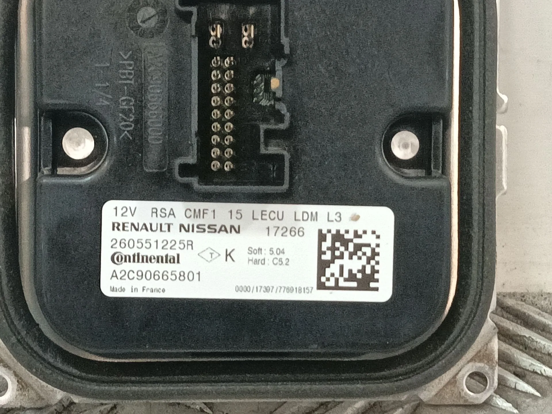 Centralita Faros Xenon para Renault Kadjar (Ha_, Hl_)