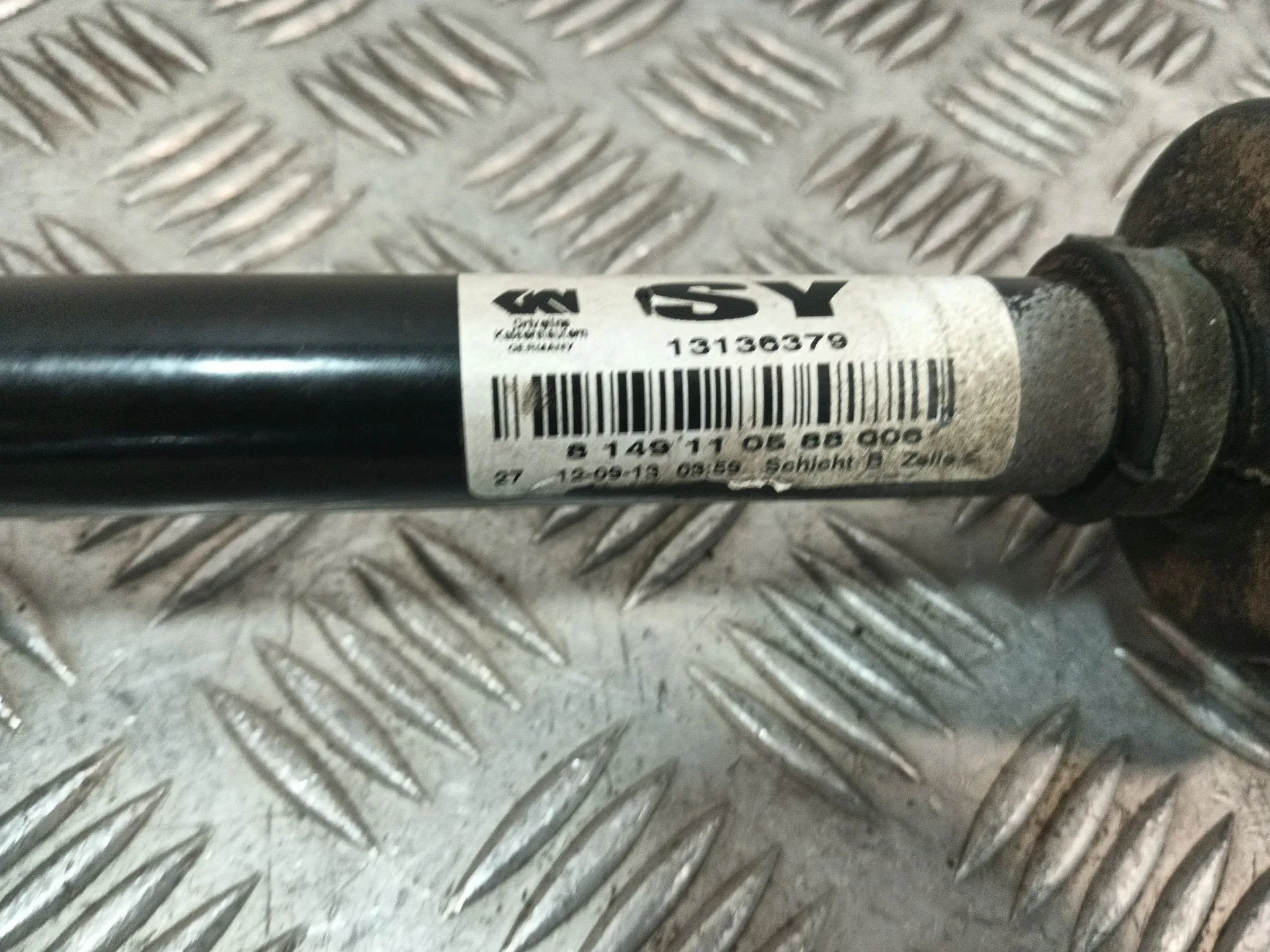 Transmision Delantera Izquierda para Opel Zafira / Zafira Family B (A05)