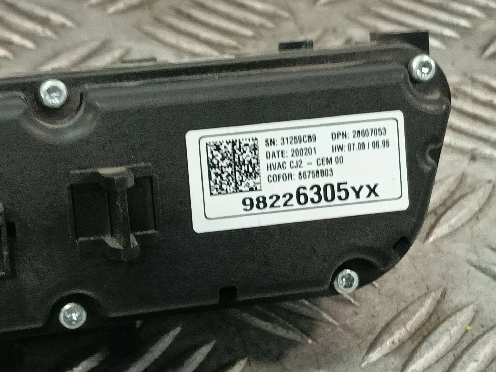 Mando Climatizador para Opel Crossland X / Crossland (P17, P2Qo)