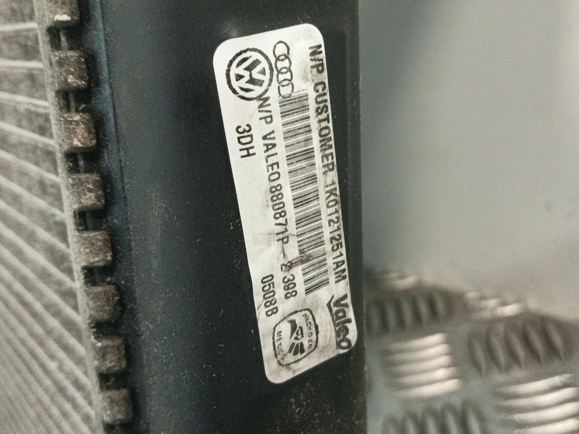 Radiador Agua para Seat Leon (1P1)