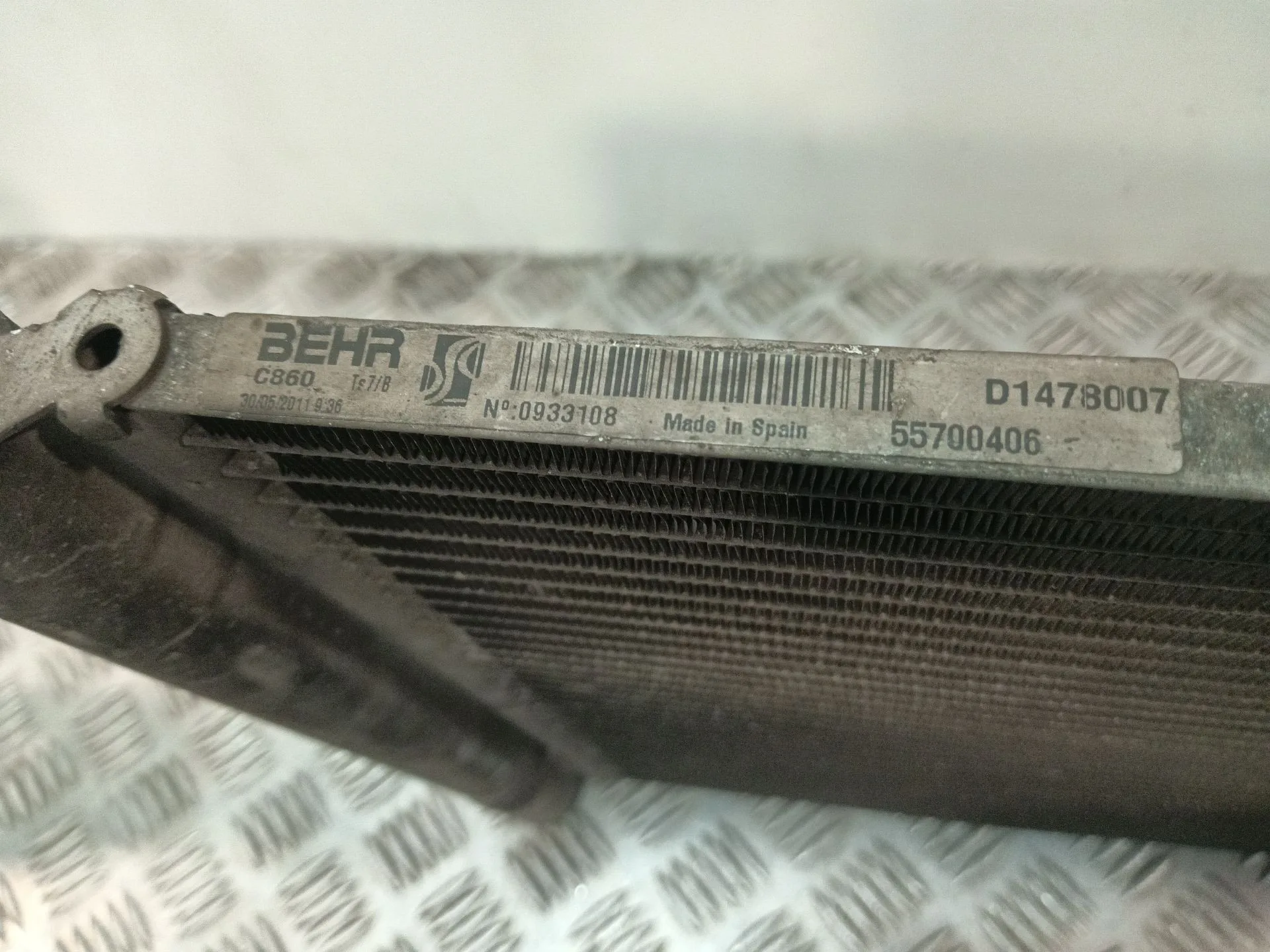 Condensador / Radiador Aire Acondicionado para Opel Corsa D (S07)