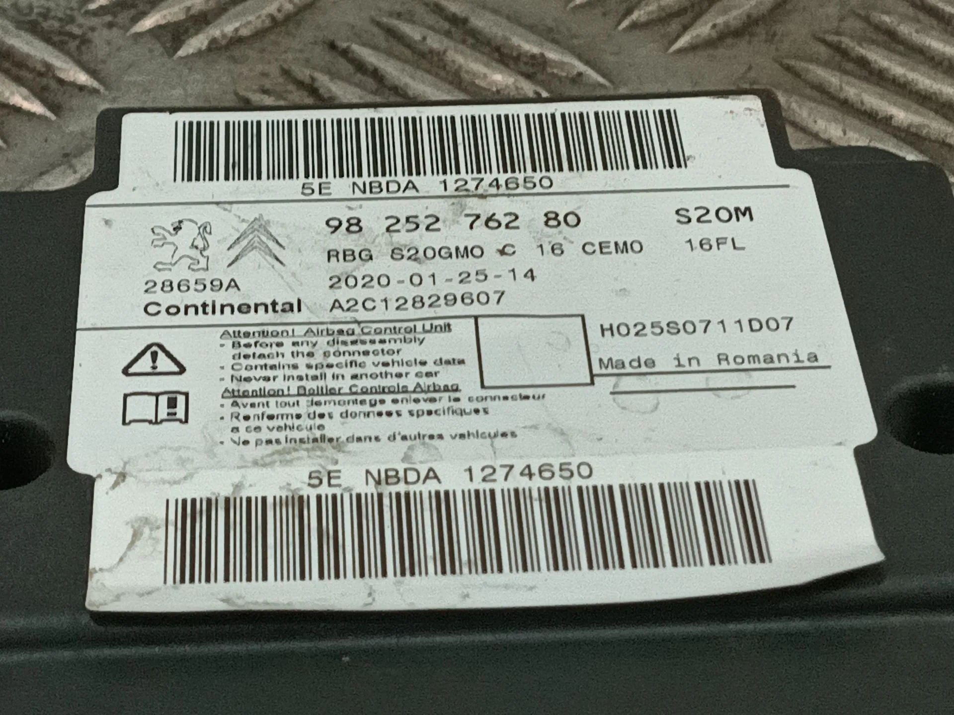 Centralita Airbag para Opel Crossland X / Crossland (P17, P2Qo)