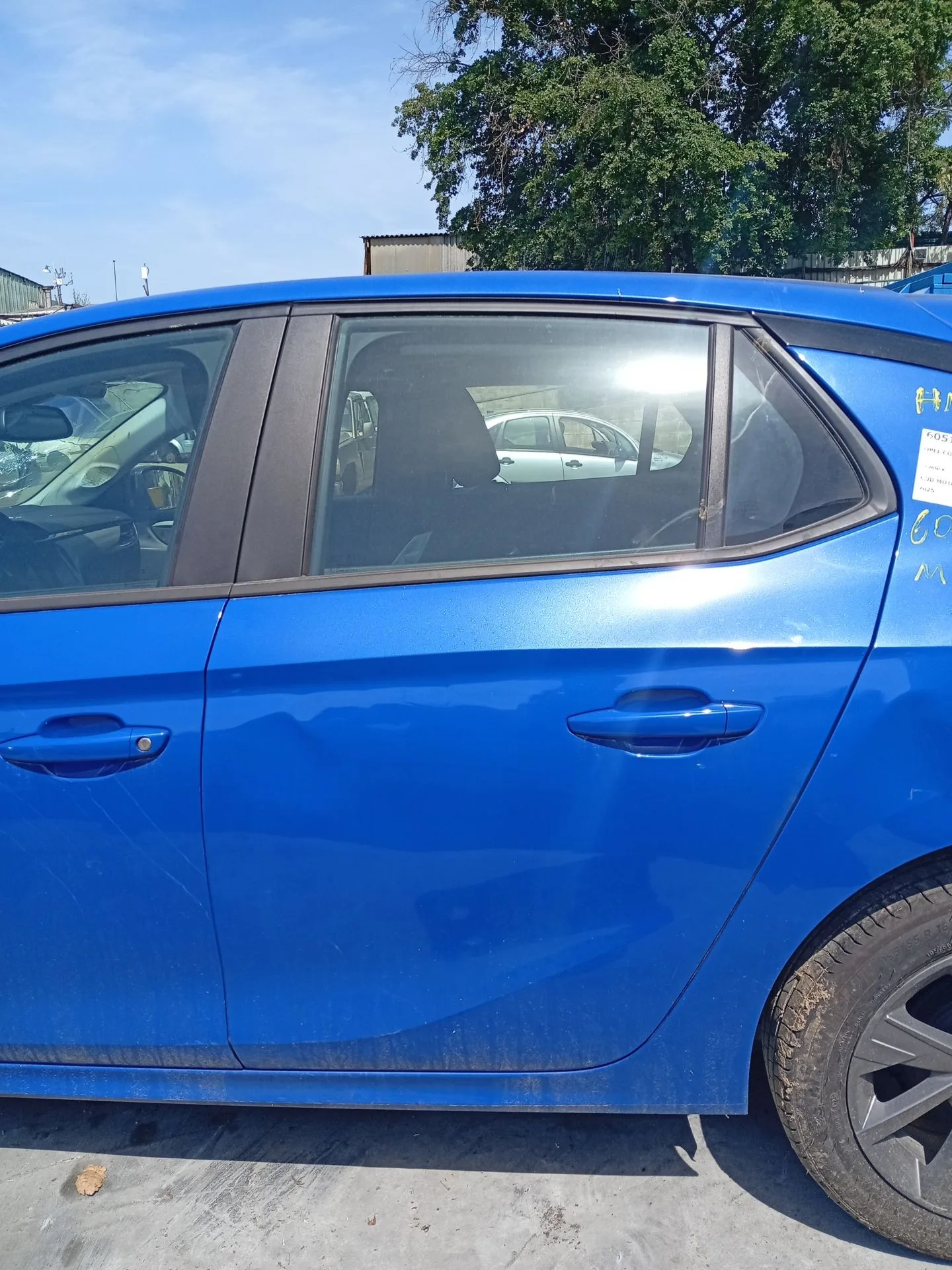 Puerta Trasera Izquierda para Opel Corsa F Xhl Mt6