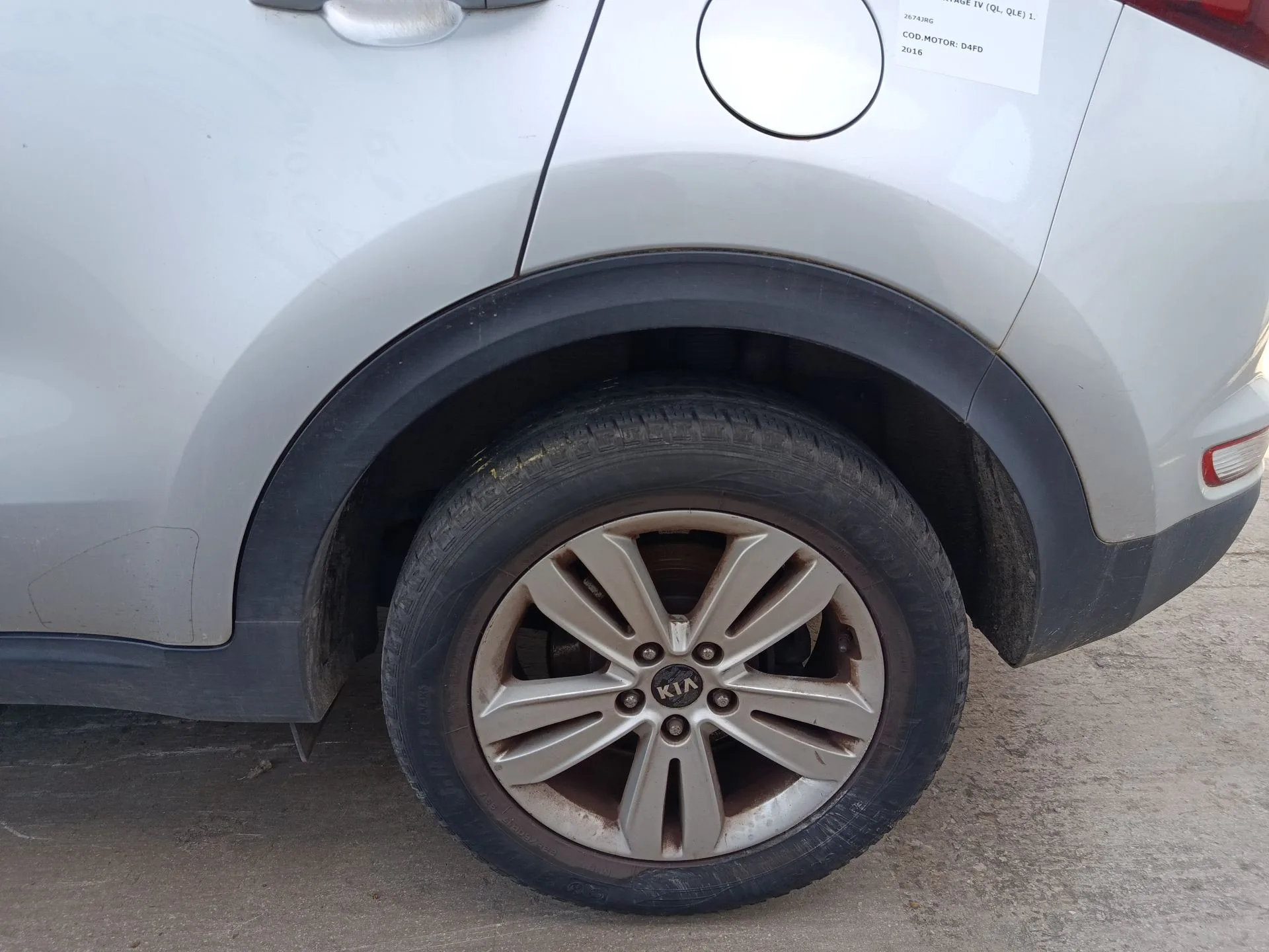 Aletin Trasero Izquierdo para Kia Sportage Iv (Ql, Qle)