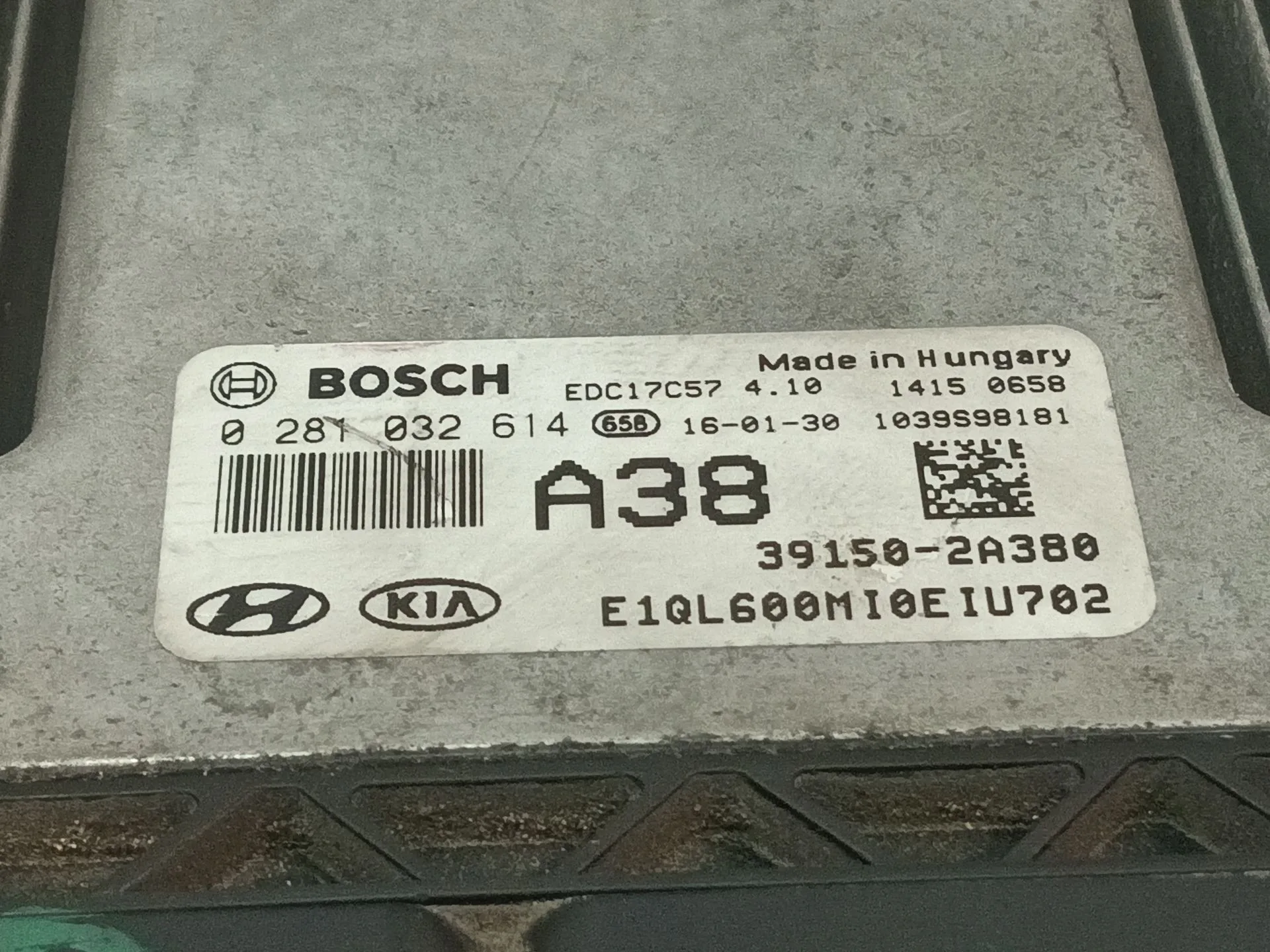 Centralita Motor Uce para Kia Sportage Iv (Ql, Qle)