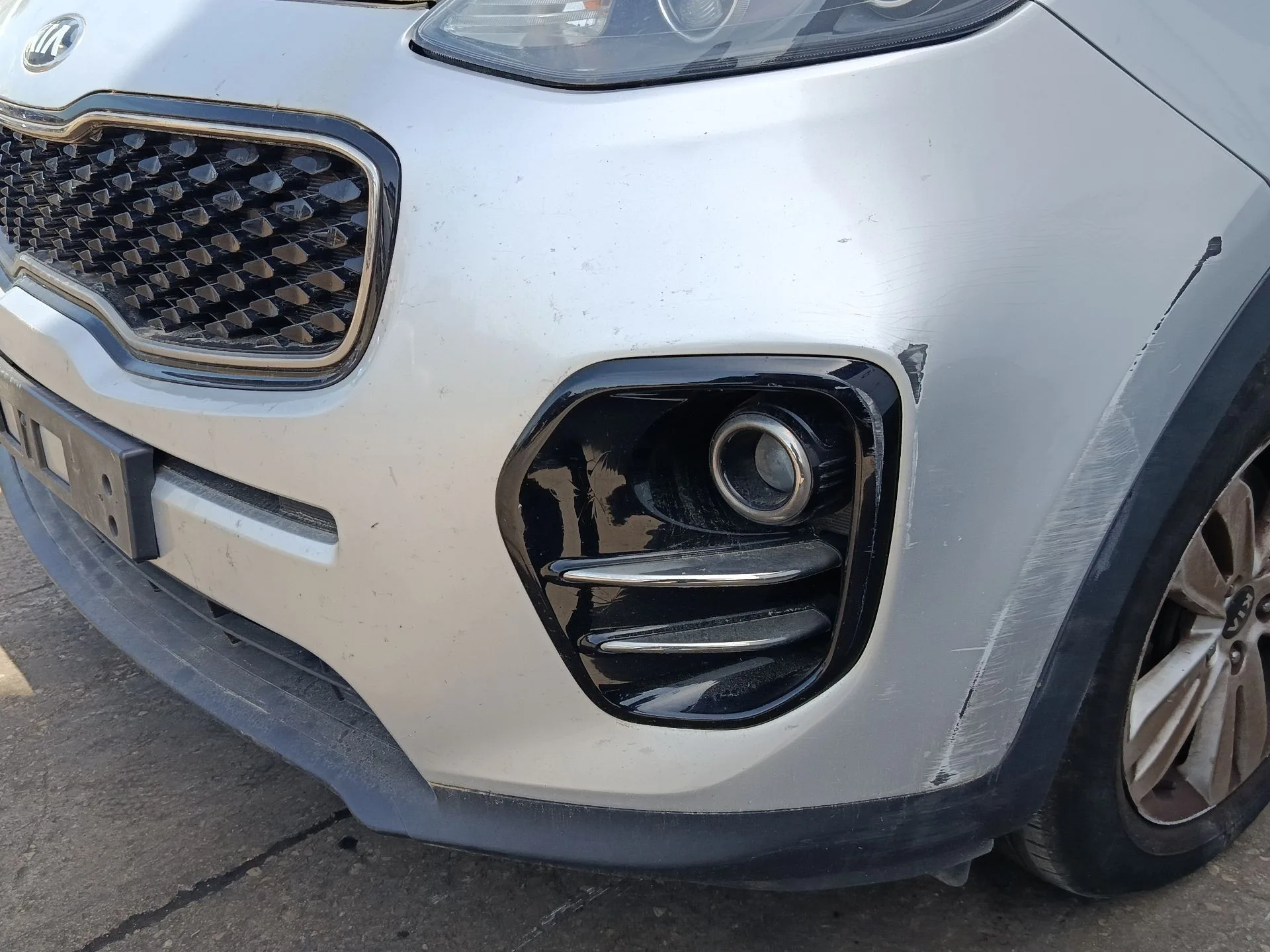 Faro Antiniebla Izquierdo para Kia Sportage Iv (Ql, Qle)