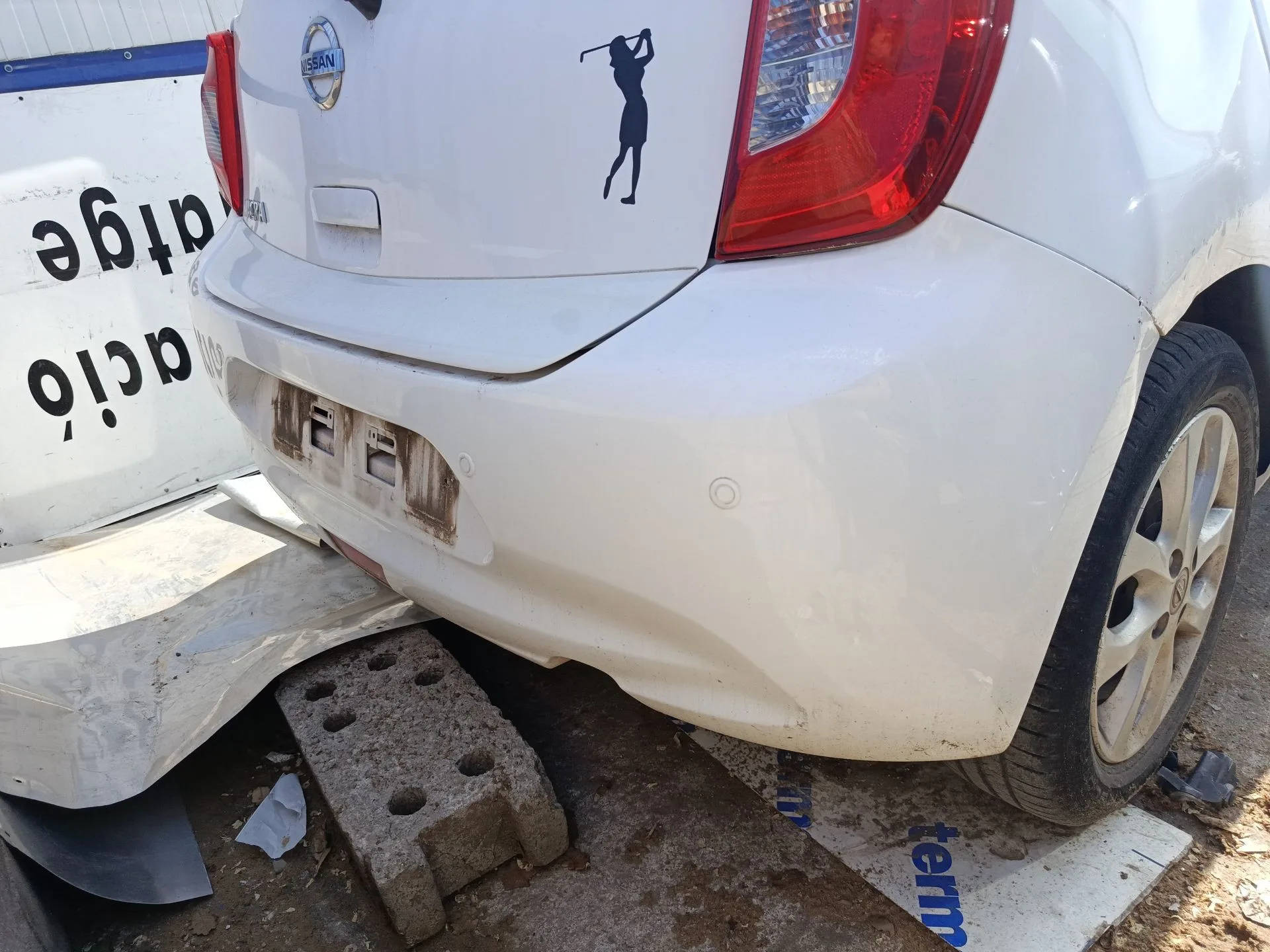 Paragolpes Trasero para Nissan Micra Iv (K13K, K13Kk)
