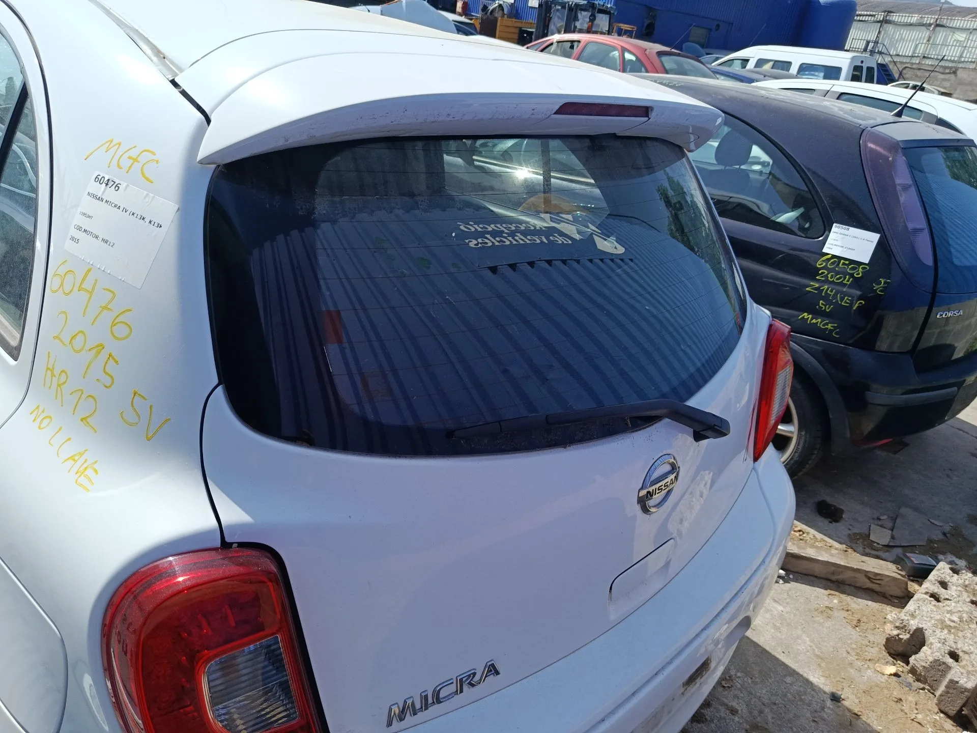 Porton Trasero para Nissan Micra Iv (K13K, K13Kk)