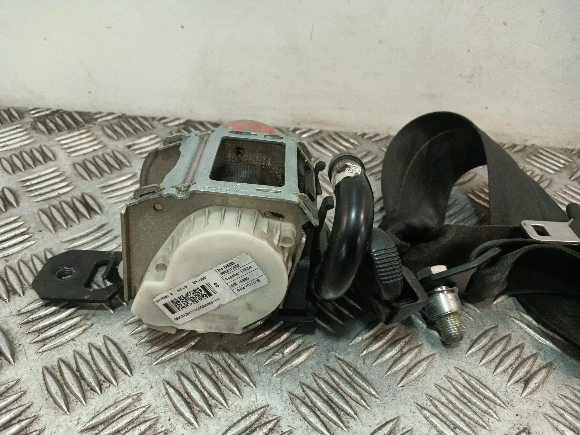 Cinturon Seguridad Delantero Izquierdo para Iveco Daily Vi Furgoneta