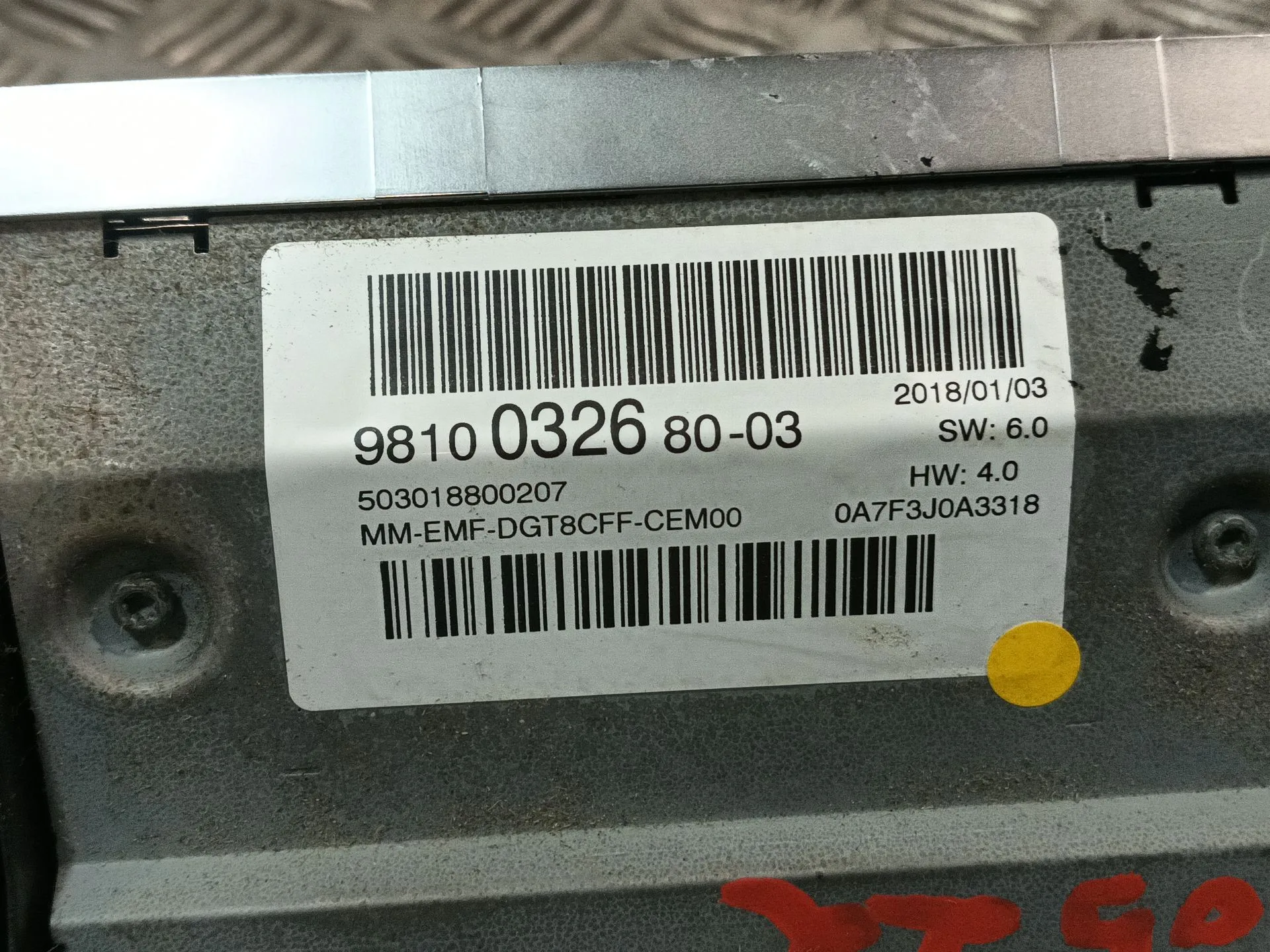Pantalla / Mando Multifuncion para Peugeot 3008 Ii Suv (Mc_, Mr_, Mj_, M4_)