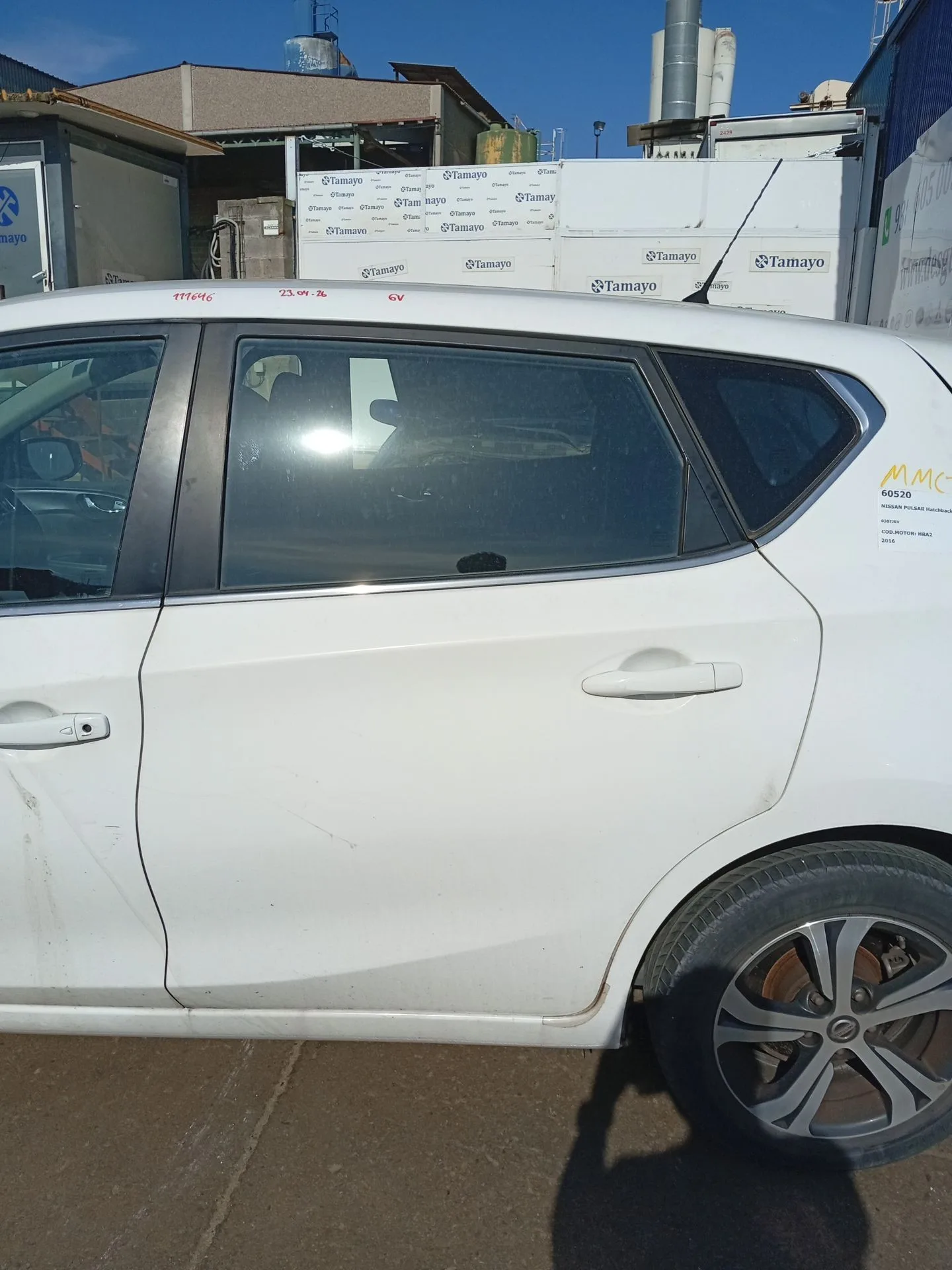 Puerta Trasera Izquierda para Nissan Pulsar Hatchback (C13)