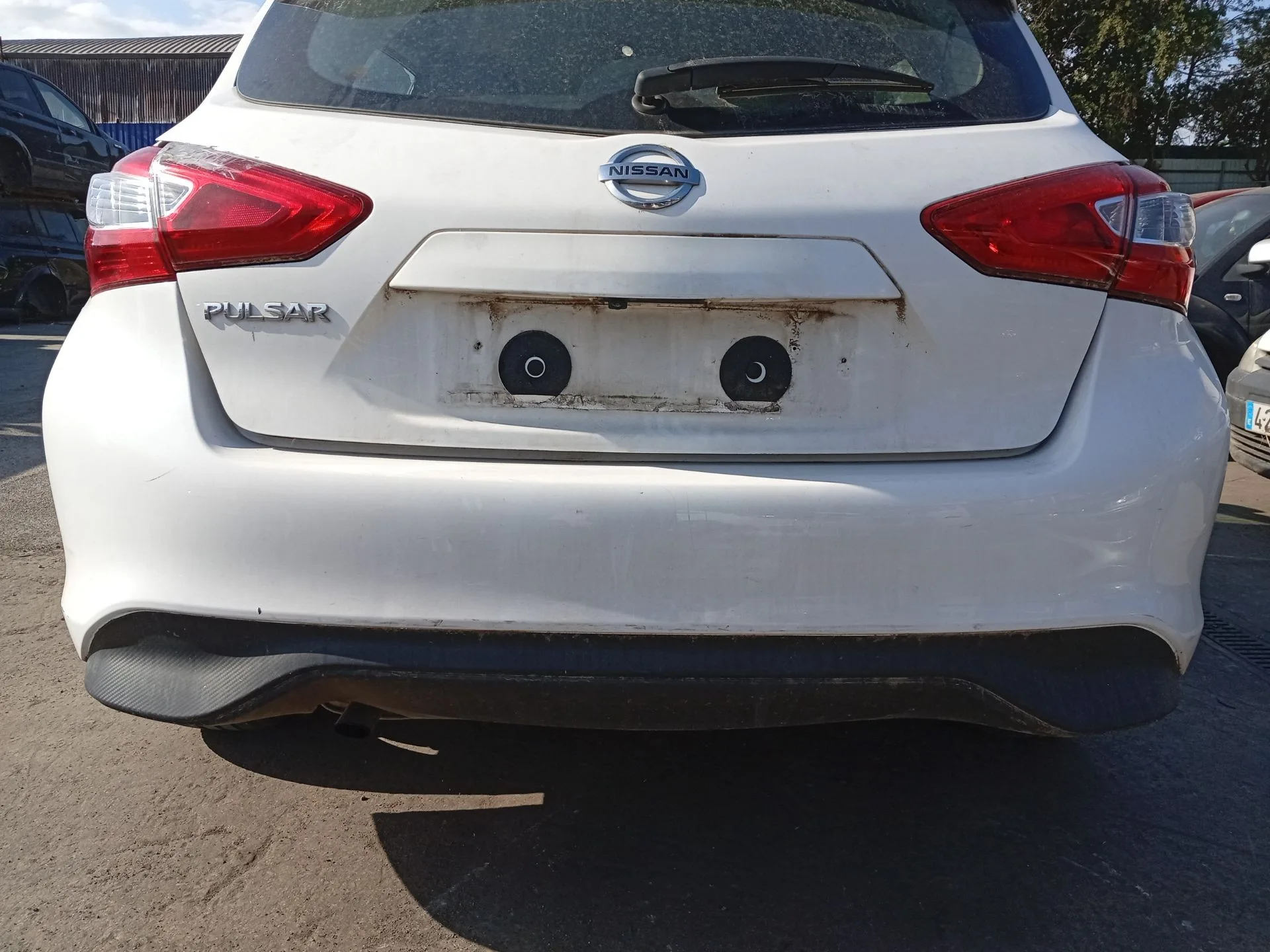 Refuerzo Paragolpes Trasero para Nissan Pulsar Hatchback (C13)