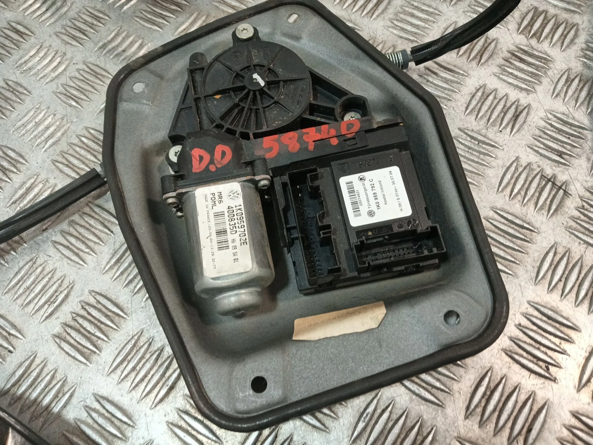 Elevalunas Delantero Derecho para Volkswagen Golf V Berlina (1K1)