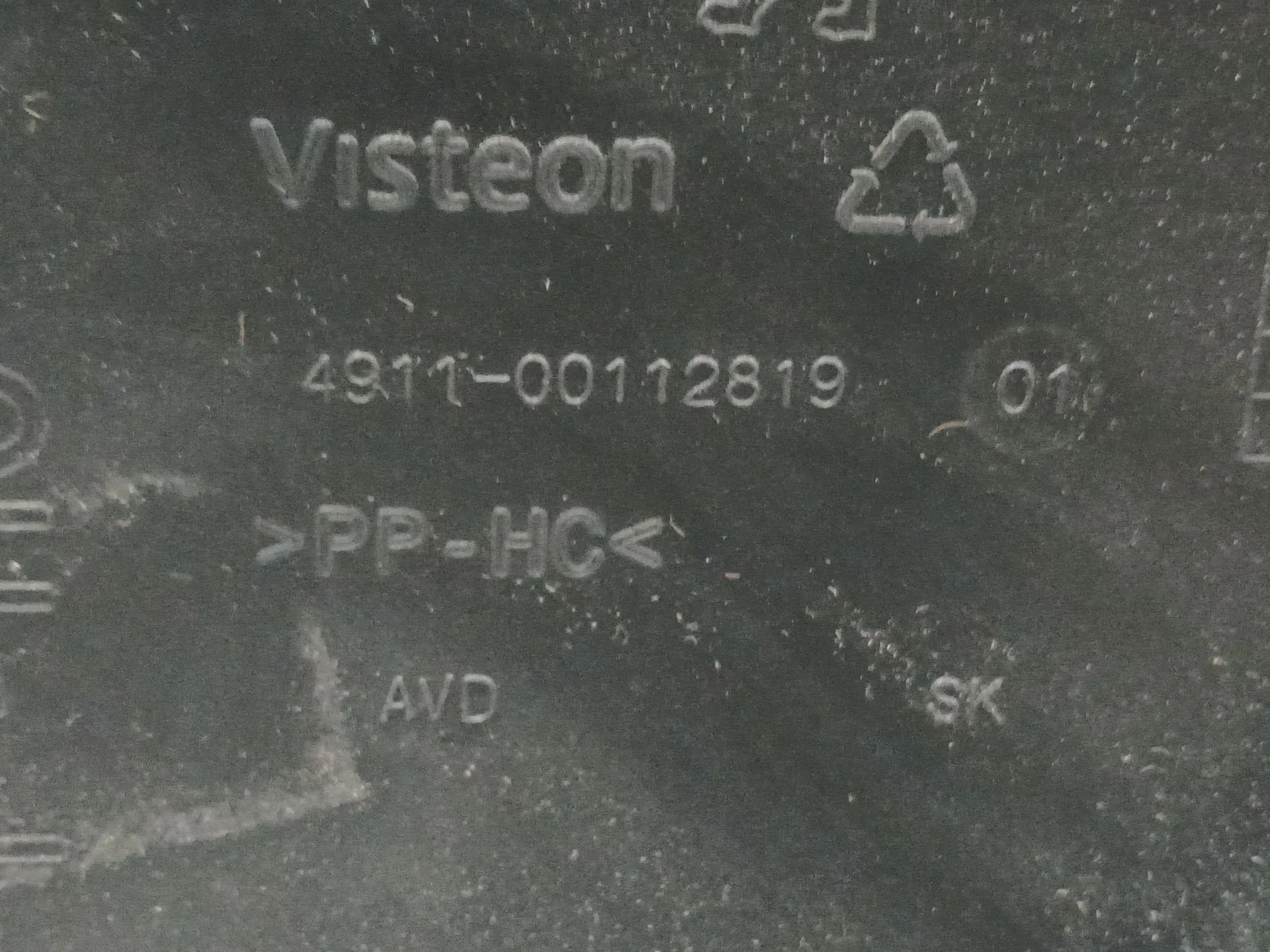 Guarnecido Puerta Delantera Derecha para Peugeot 208 I (Ca_, Cc_)